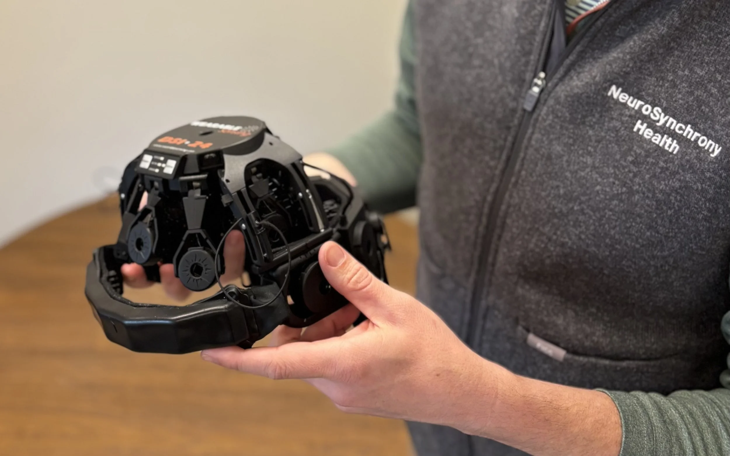 EEG headset demonstration