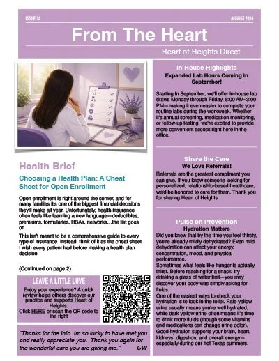 Heart of Heights Newsletter - Volume 14