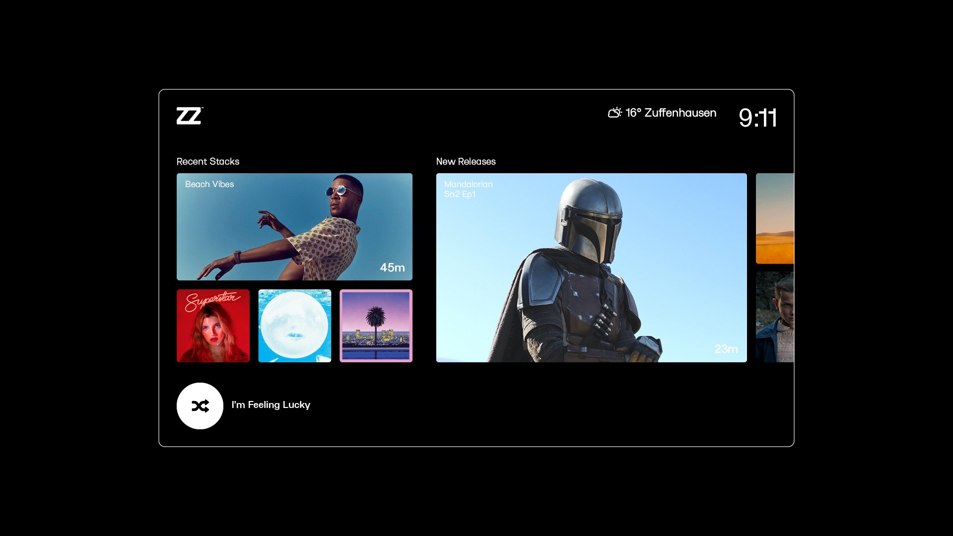 We designed the brand, tone, UX/UI and journeys for Zync, an immersive in-car entertainment system startup.