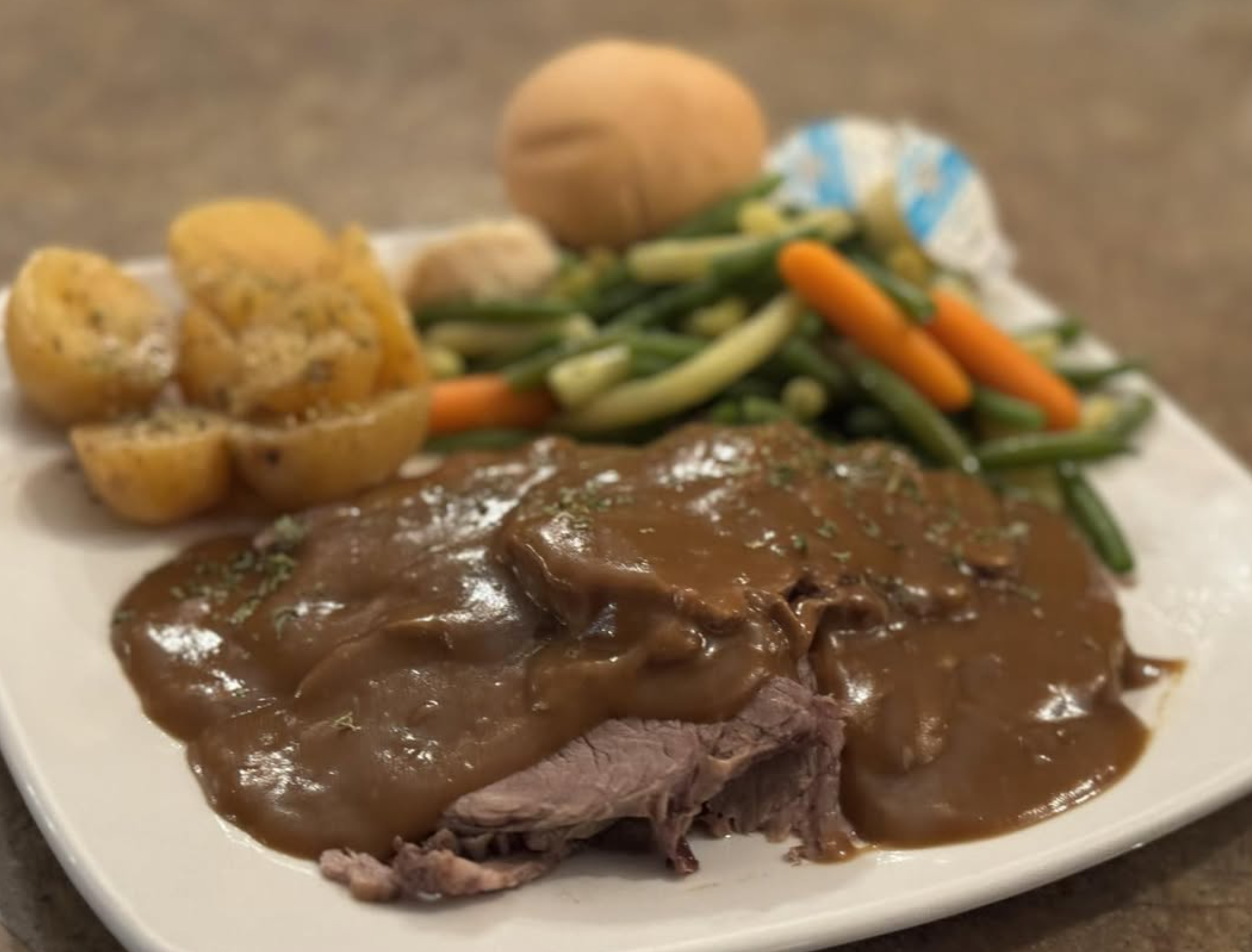 Slow-cooked Roastbeef