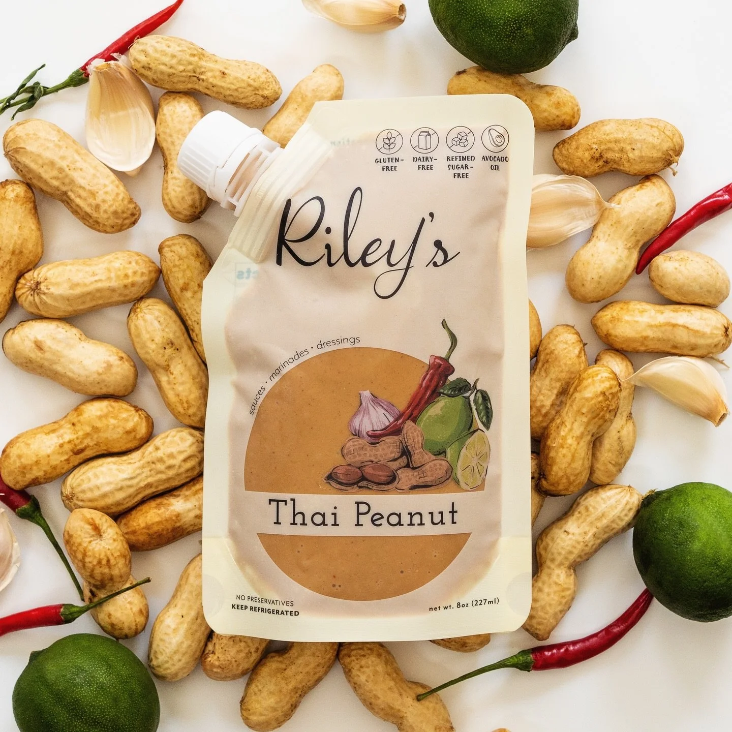 Thai Peanut

Growing up Singaporean, peanut sauce was a staple for Chef McKenna. Years later, in the world of professional kitchens, she found herself cooking &ldquo;staff meal&rdquo;&mdash;a daily ritual where the team comes together to eat before s