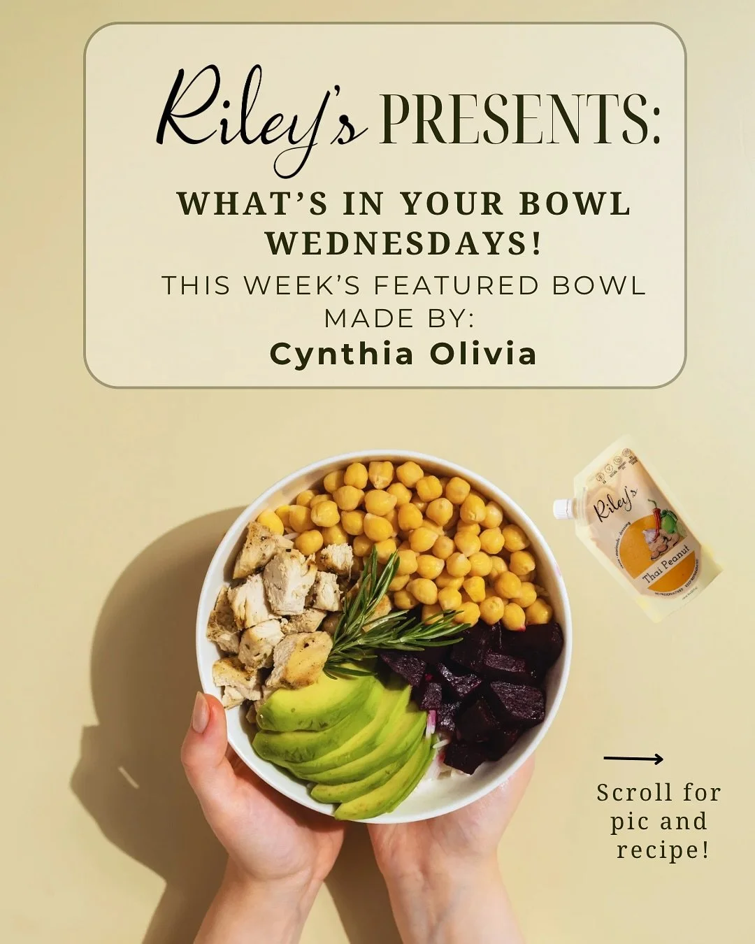 We love seeing how you use our dressings! 

This week&rsquo;s featured bowl comes from @cynthia_oliva_1!
They mixed up a colorful combo with our Thai Peanut dressing and we&rsquo;re obsessed 🤤