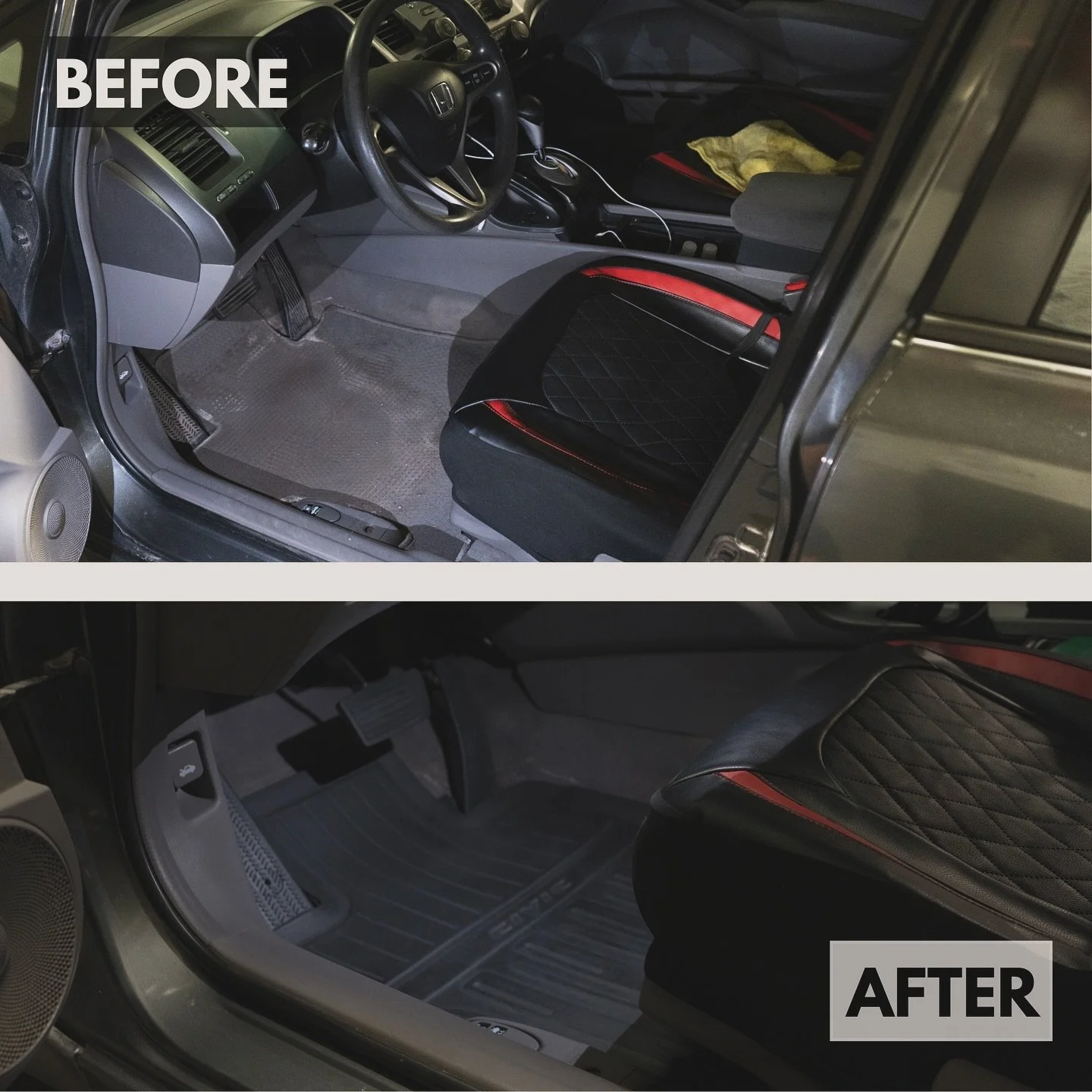 This daily driven civic had the interior package and now its looking fresh for the summer.

Check out our services that we offer in our website, www.mwautodetailing.ca or DM us for inquiries.