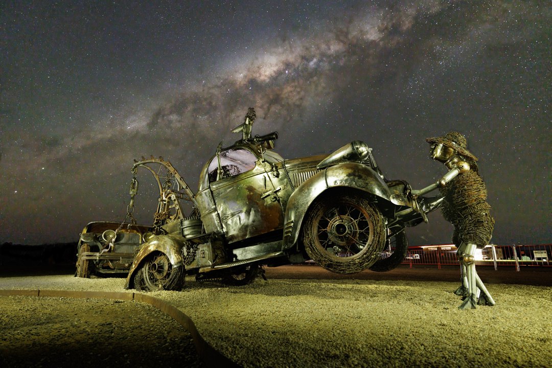 Sculptures outback Roma Qld.
