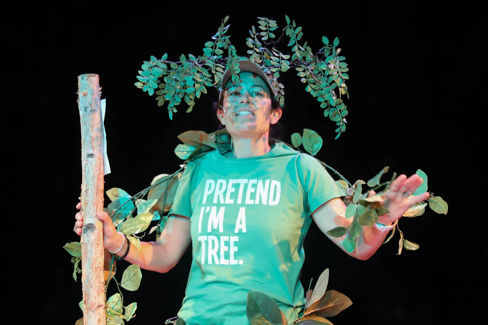 Father Tree (a makeshift costume!)