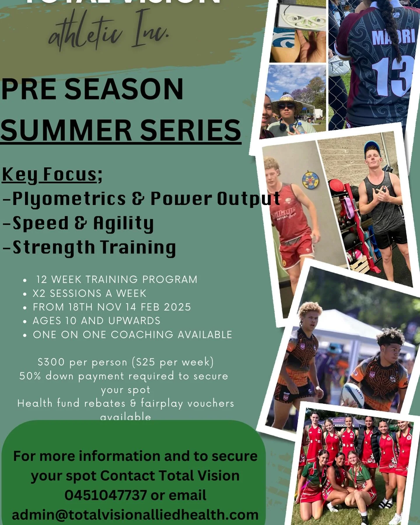 Pre season training is here!
-
-
-
Dm or call us now to book you spot or find out moew jnformation!!
#letsgo #preszn