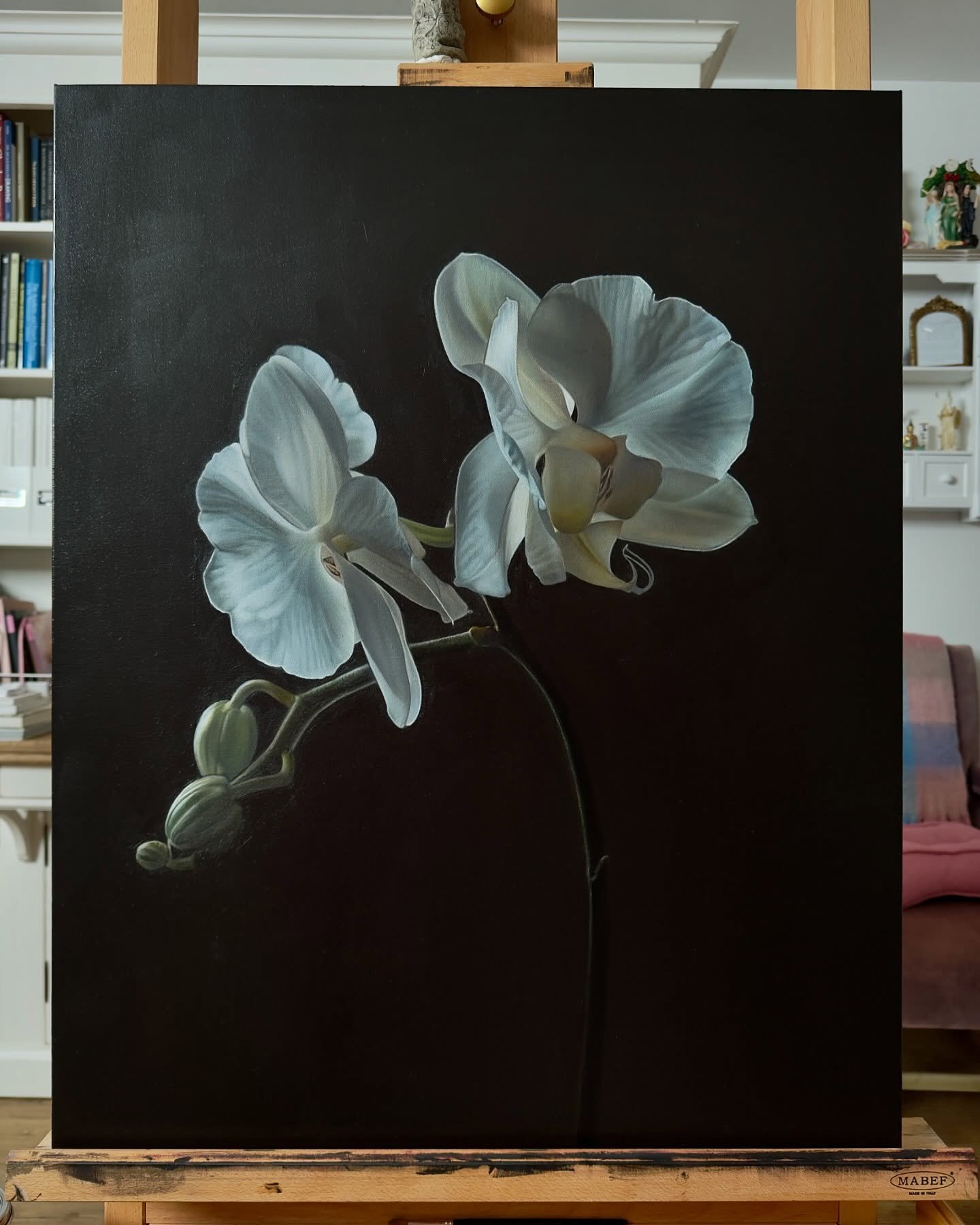 ✨ Finished: &lsquo;Ethereal Grace&rsquo; ✨

This painting has been a journey of quiet observation and reverence for the delicate, fleeting beauty of orchids. Each brushstroke was an act of mindfulness, capturing not just the form, but the spirit of t