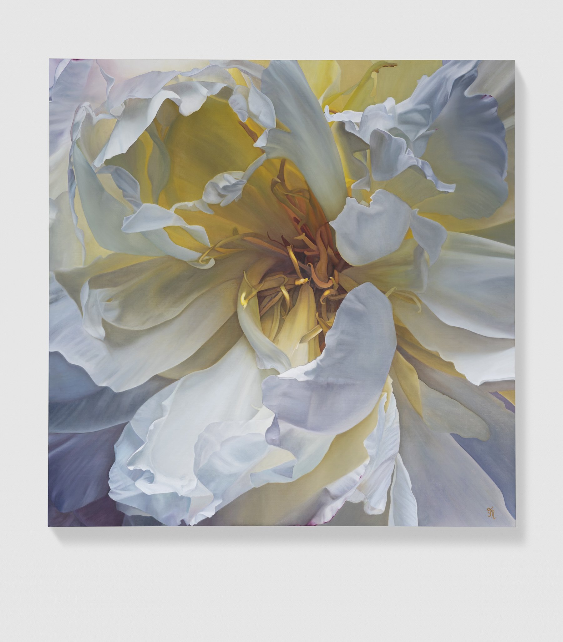 trish-mitchell-white-peony-flower-golden-reverie-oil-painting