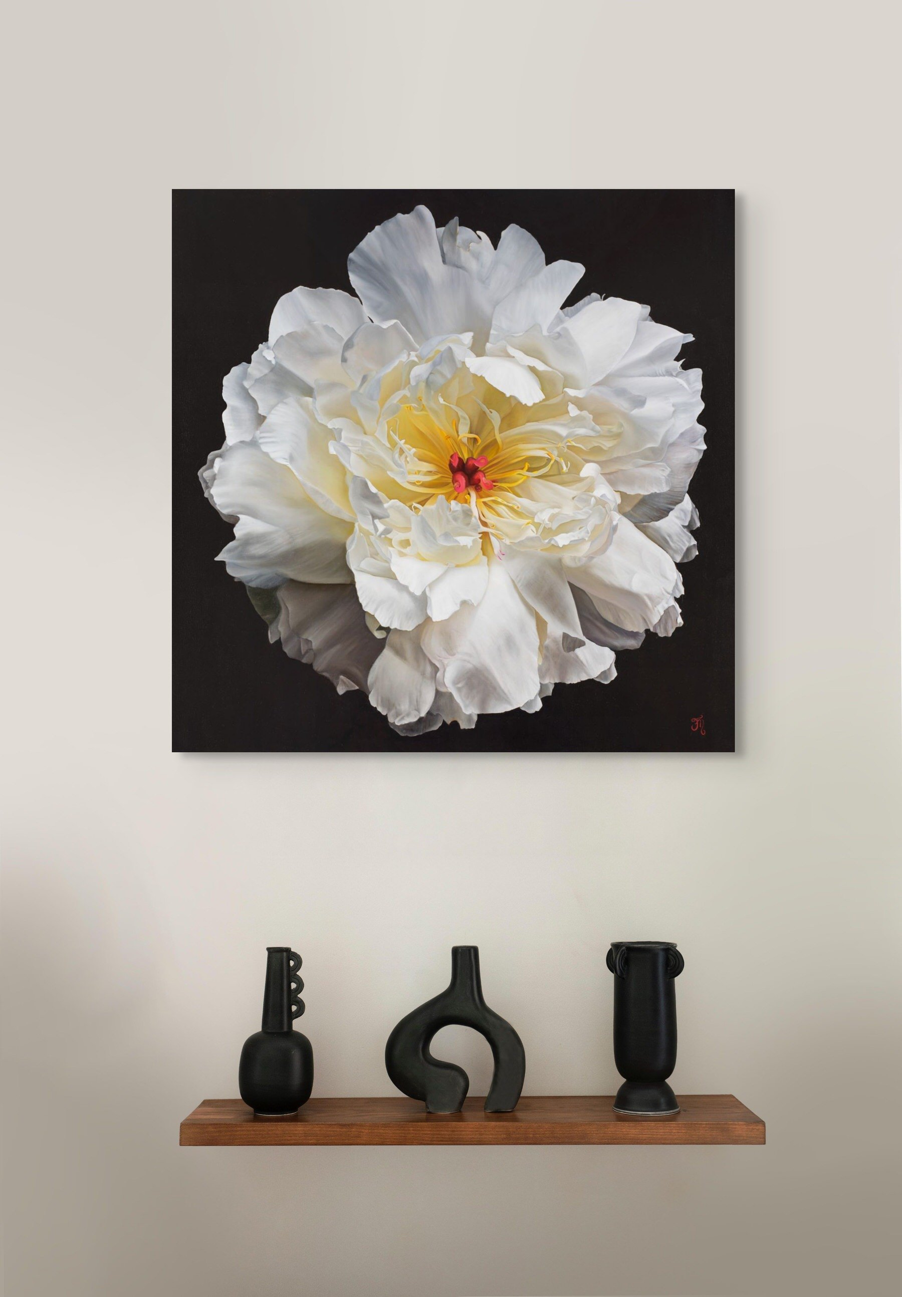 trish-mitchell-white-flower-luminous-grace-art-painting