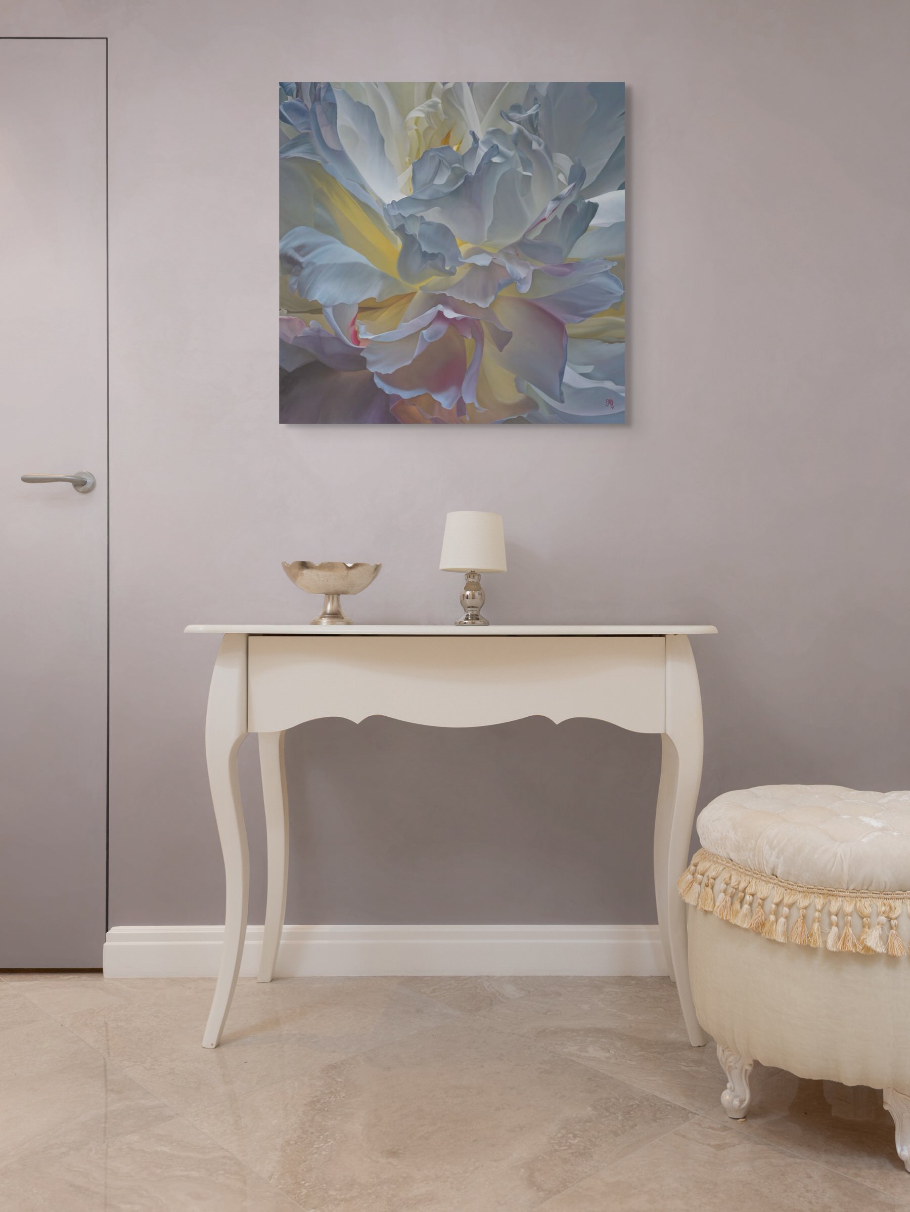 trish-mitchell-illumination-within-peony-pink-blue-purple-painting