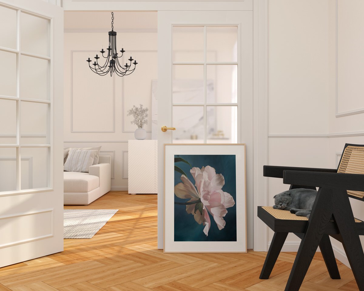 pink-peony-wall-art-original-oil-painting-trish-mitchell