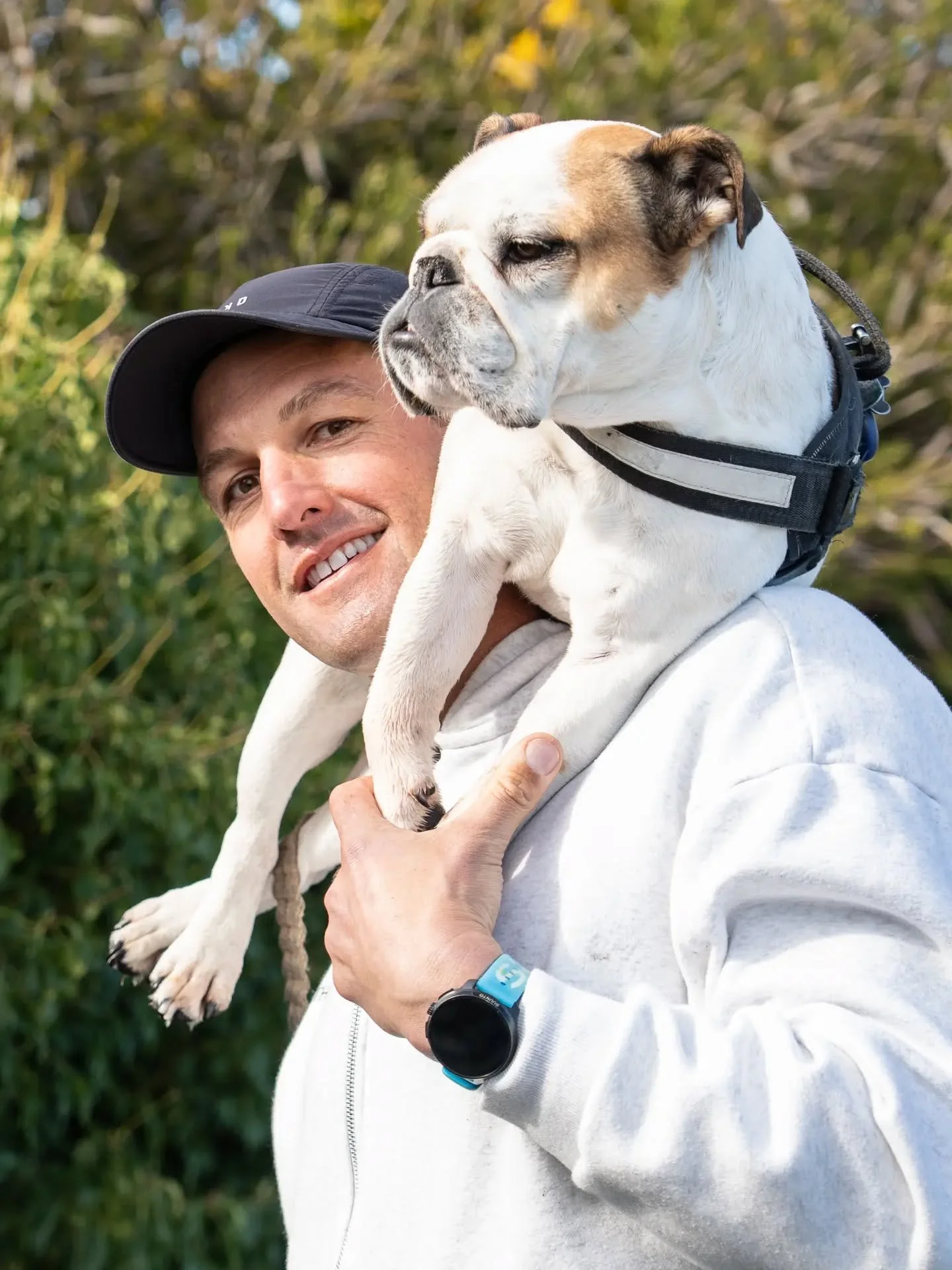 It's NELLIE folks!

Nellie is a 5 year old British Bulldog, who's a regular at @_the_hiit_squad 💪

She has her favourite activities from skateboarding, sitting on @_matt_bateman 's shoulders and occasionally being the tiniest bit stubborn, rolling o