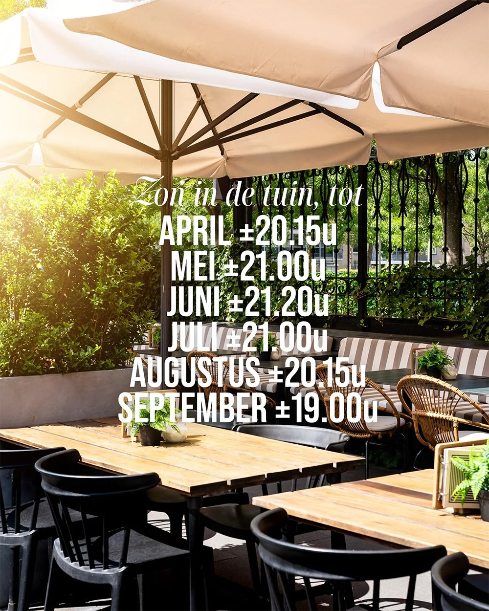 De zonnigste stadstuin van Breda ☀️ 𝘕𝘰𝘨 𝘴𝘯𝘦𝘭 𝘦𝘦𝘯 𝘣𝘪𝘦𝘳𝘵𝘫𝘦 𝘰𝘮 𝘸𝘢𝘵 𝘷𝘪𝘵𝘢𝘮𝘪𝘯𝘦 𝘋 𝘵𝘦 𝘱𝘢𝘬𝘬𝘦𝘯 𝘯𝘢 𝘸𝘦𝘳𝘬 𝘰𝘧 𝘶𝘪𝘵𝘨𝘦𝘣𝘳𝘦𝘪𝘥 𝘣𝘶𝘪𝘵𝘦𝘯 𝘥𝘪𝘯𝘦𝘳𝘦𝘯? Met onze tuin op het westen hebben we de laatste zonnestr