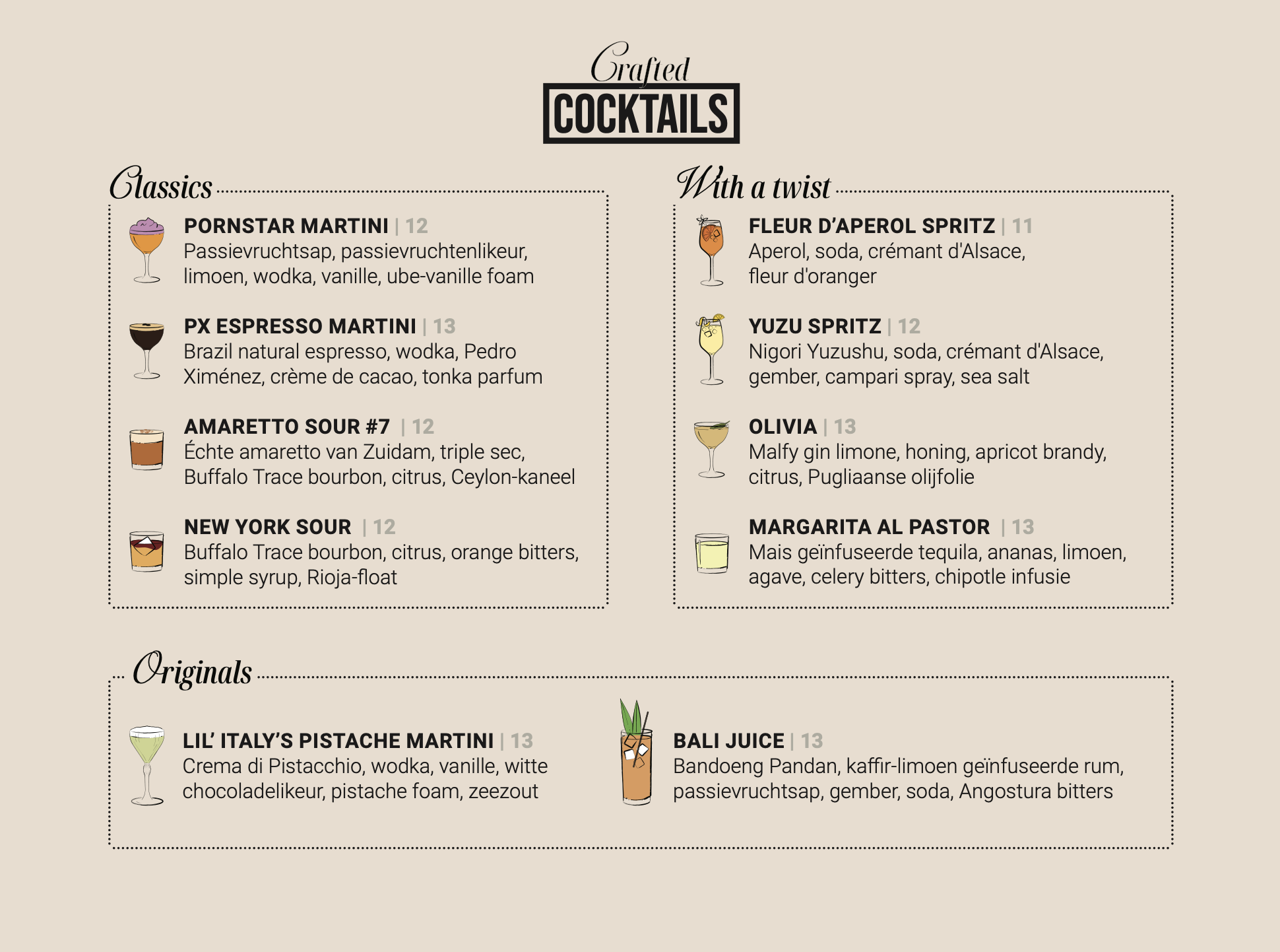 Craft Cocktails in Breda