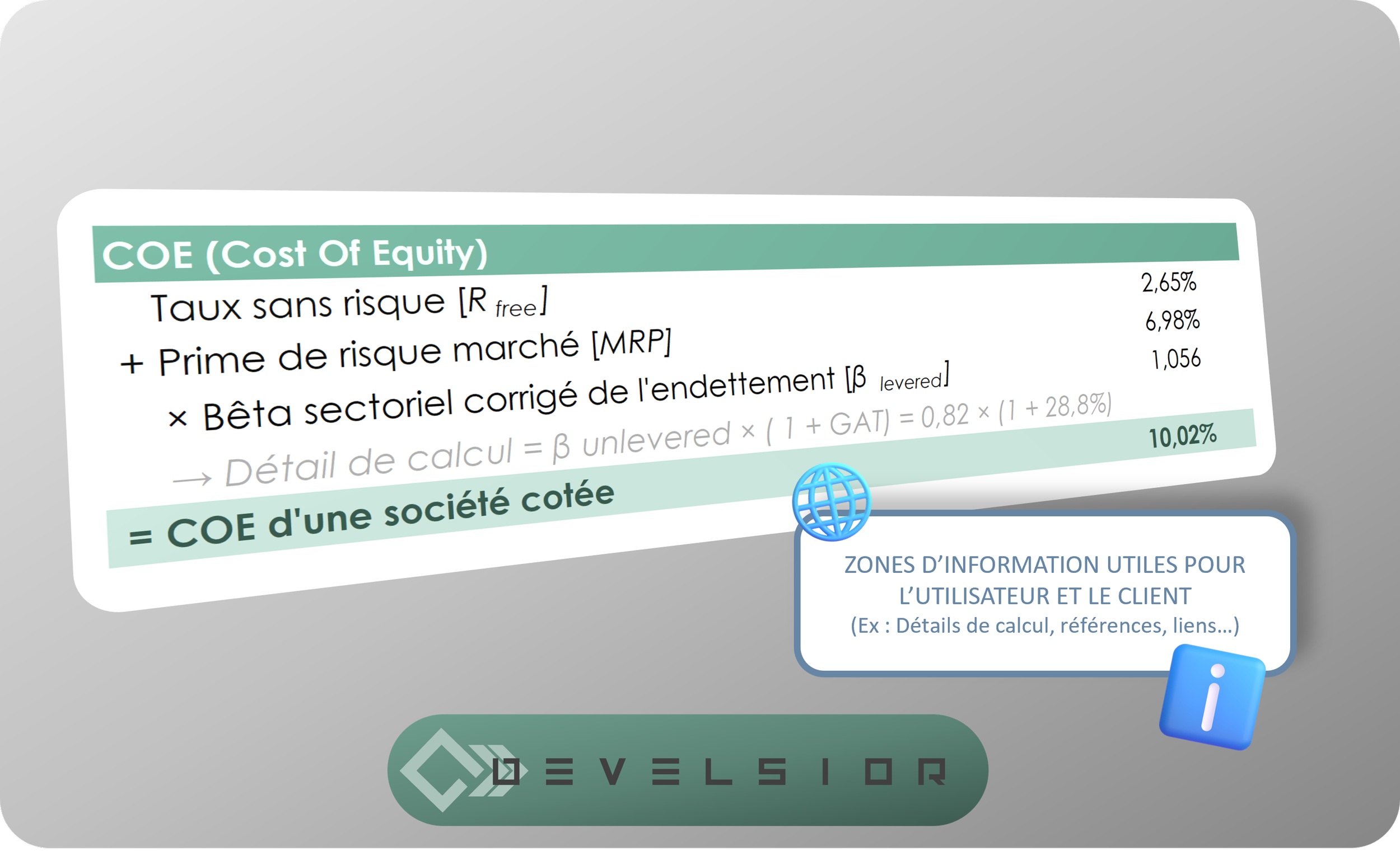 Microsoft Excel - Zones d'information