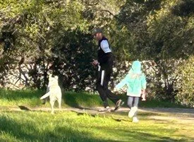 The returning runner…