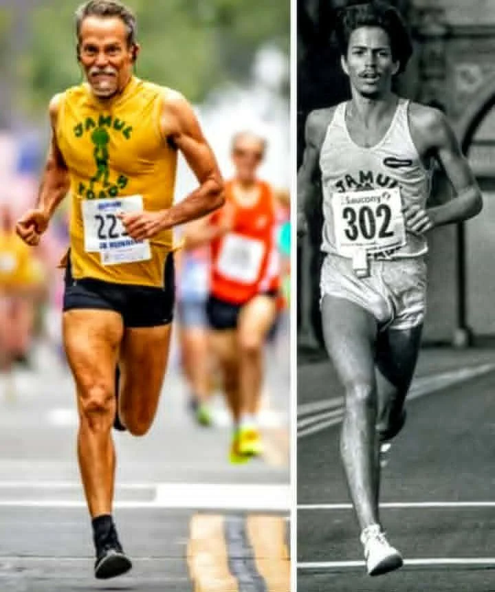 The returning runner…