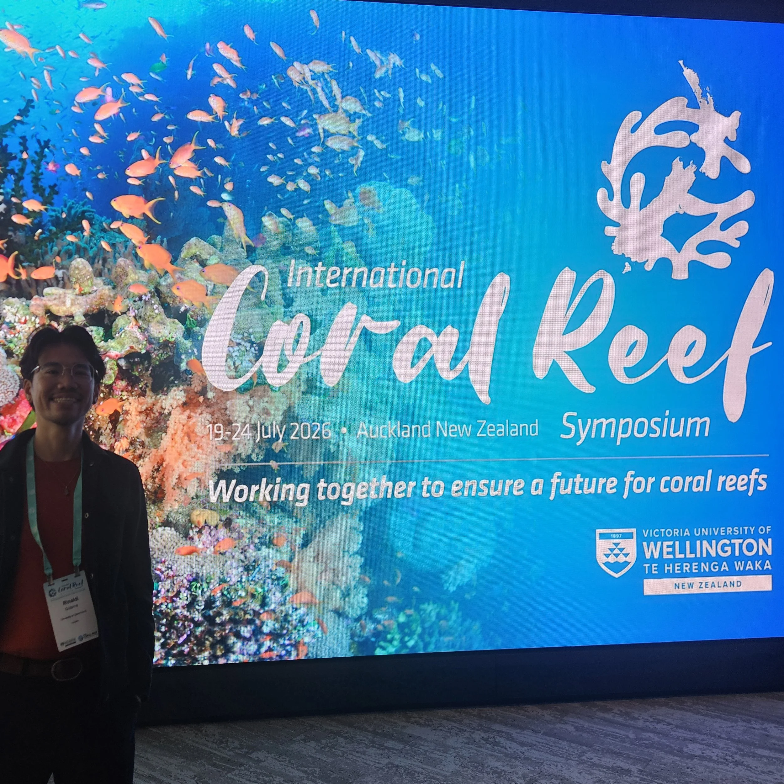 Presenting at the International Coral Reef Symposium