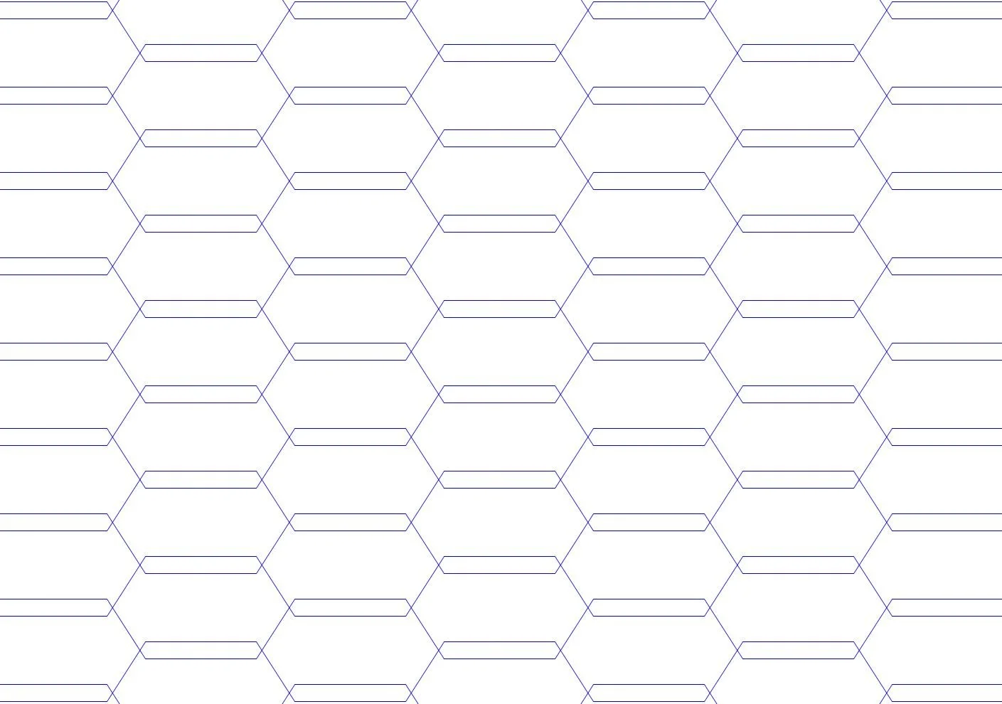 Overlap Wide Honeycomb PS008