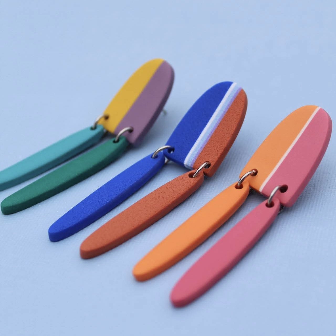 Colour Block Statement Dangles