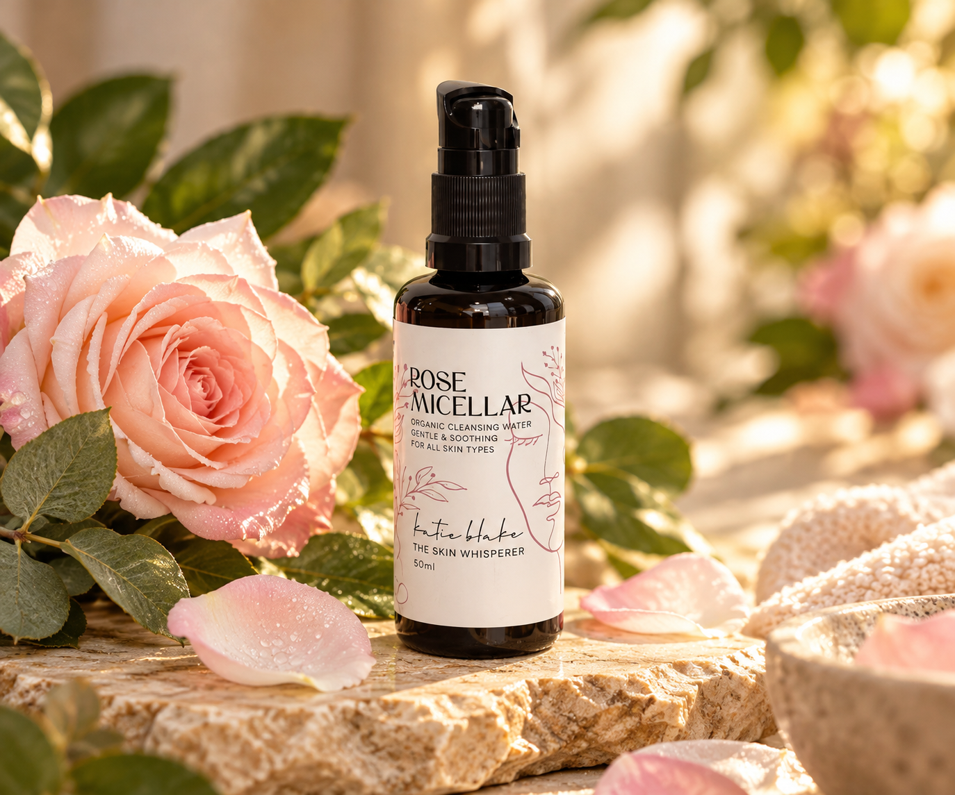 Organic Rose Micellar Water - The Skin Whisperers - 50ml