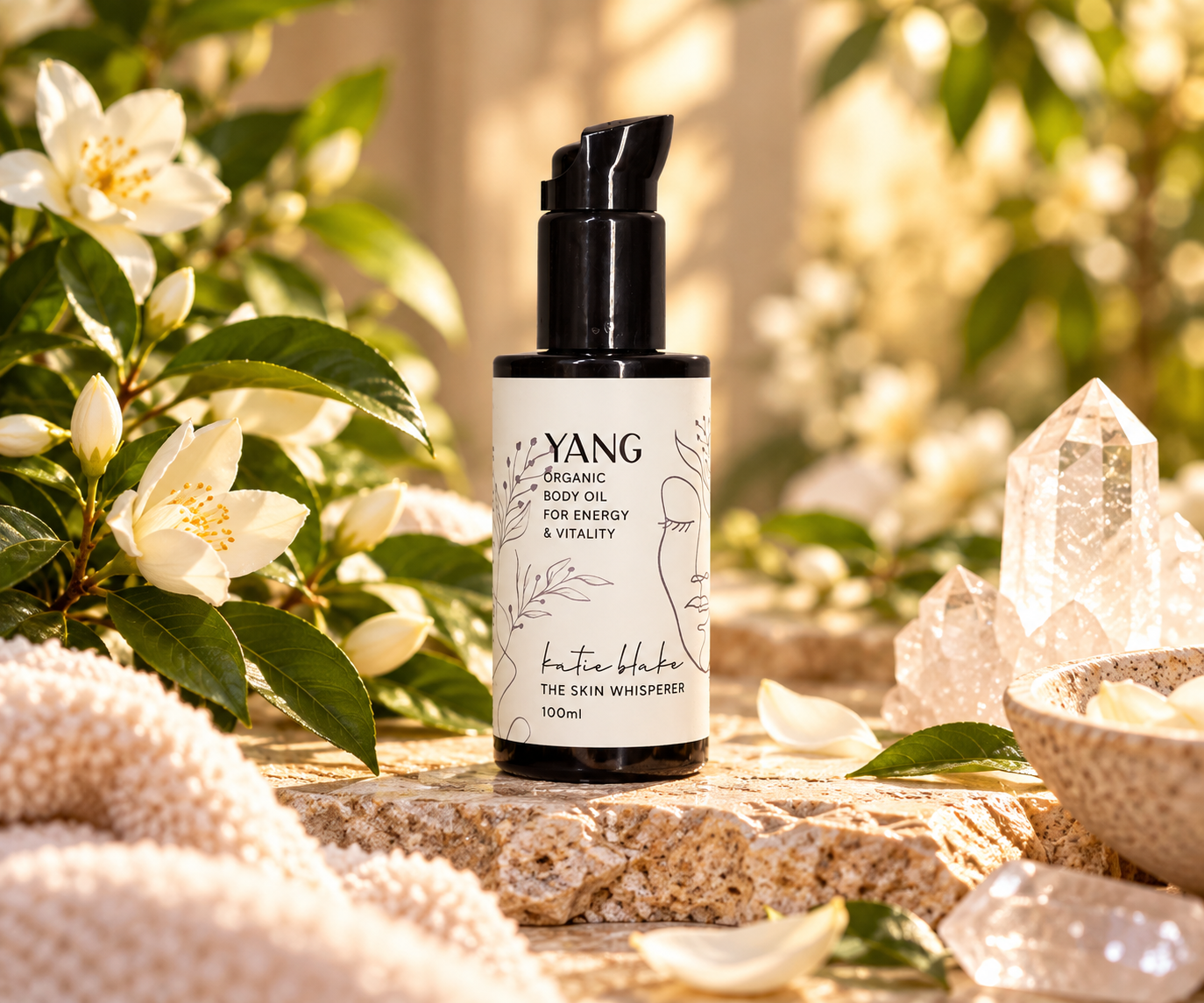 Yang Organic Body Gua Sha Oil - 30ml & 100ml