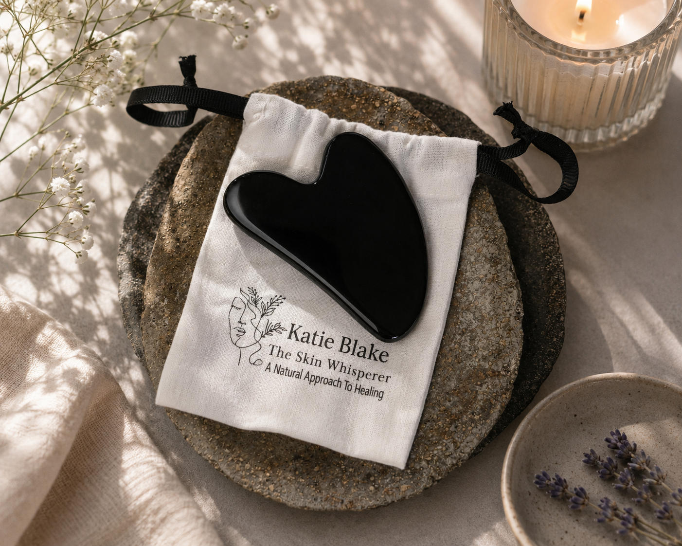 Mini Obsidian Gua Sha - Perfect for Beginners