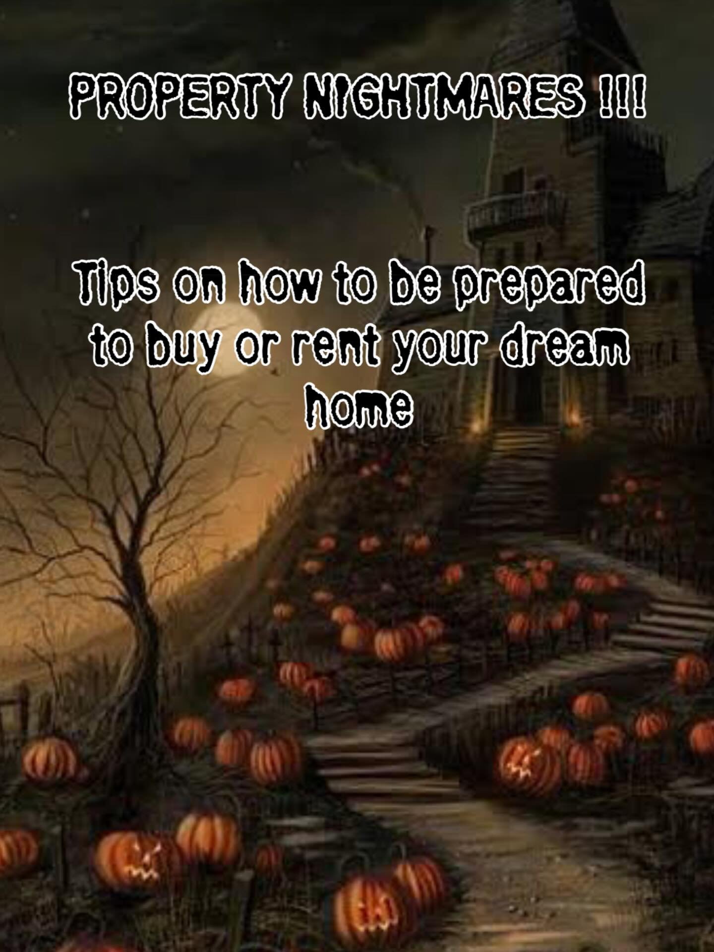 👽 Research the Property 
 👻 Title check: Ensure the seller actually owns the property
 👻 Check planning permission, legal and financial checks
 👻 Check on the possibility of flooding and subsidence
 👻 Use a qualified surveyor
 👻 Check the servi