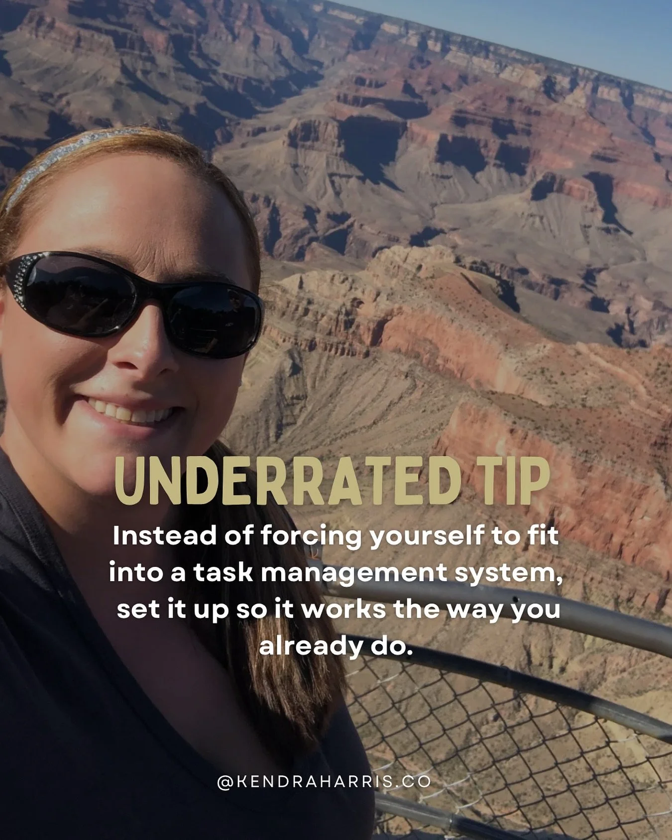 Ready for a tip that will blow your mind?

(Go ahead and hit save now because you&rsquo;ll want to find this later.)

When it comes to task management systems, the setup has to work for you. You should never feel like you have to change the way you t
