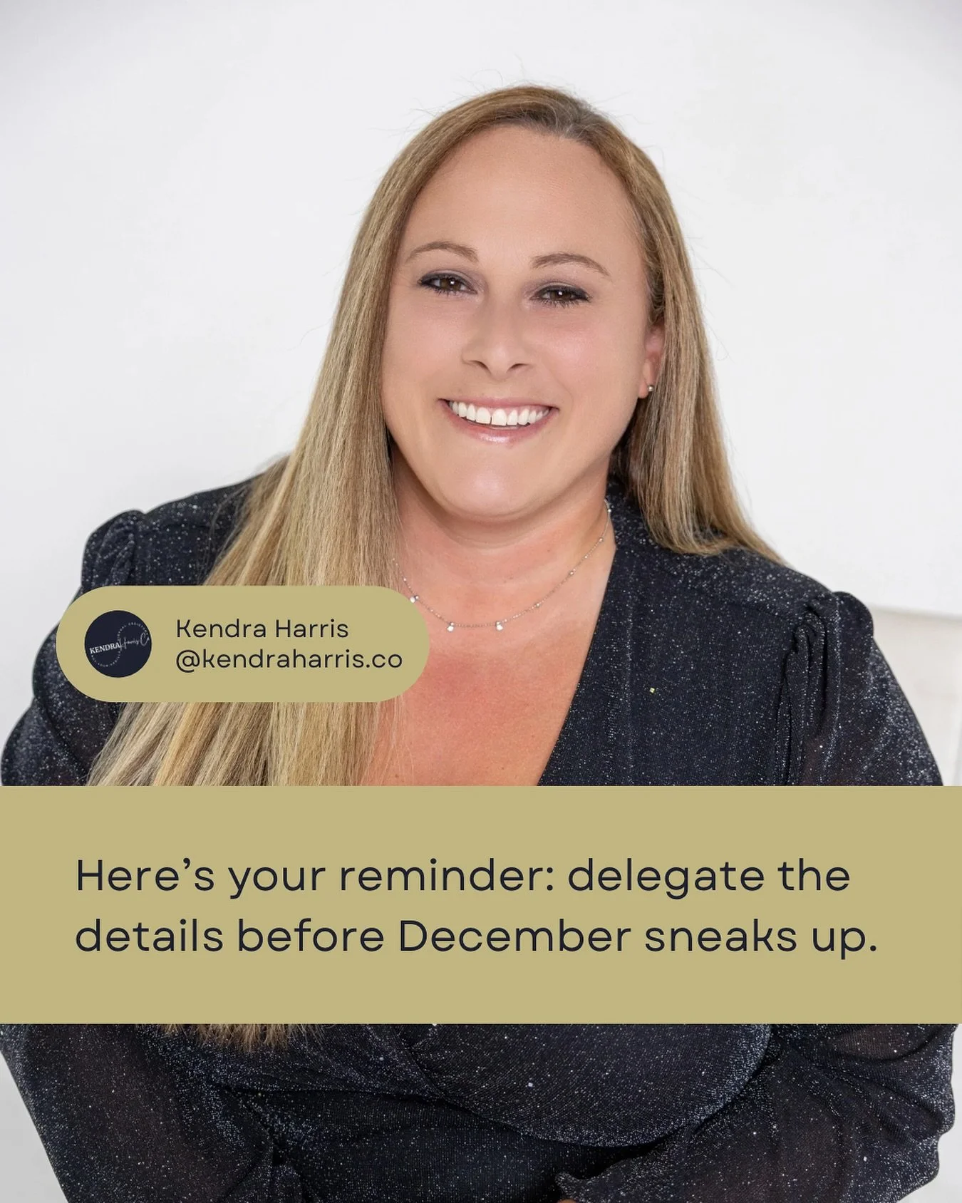 When you plan ahead and delegate early, you actually get to enjoy the holidays instead of just surviving them.🎅

Here&rsquo;s how I help clients reclaim their holidays:

❤️I work with business owners to streamline operations and tackle those persona