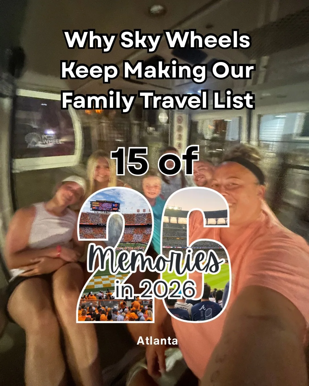 Here&rsquo;s what we learned👇

1️⃣Not all skywheels are created equal. Some seat 6 per cabin while others hold 40. Some take 12 minutes for 3 rotations while others (Vegas) takes 30 minutes for one!

2️⃣Ride the beach and mountain view skywheels whe