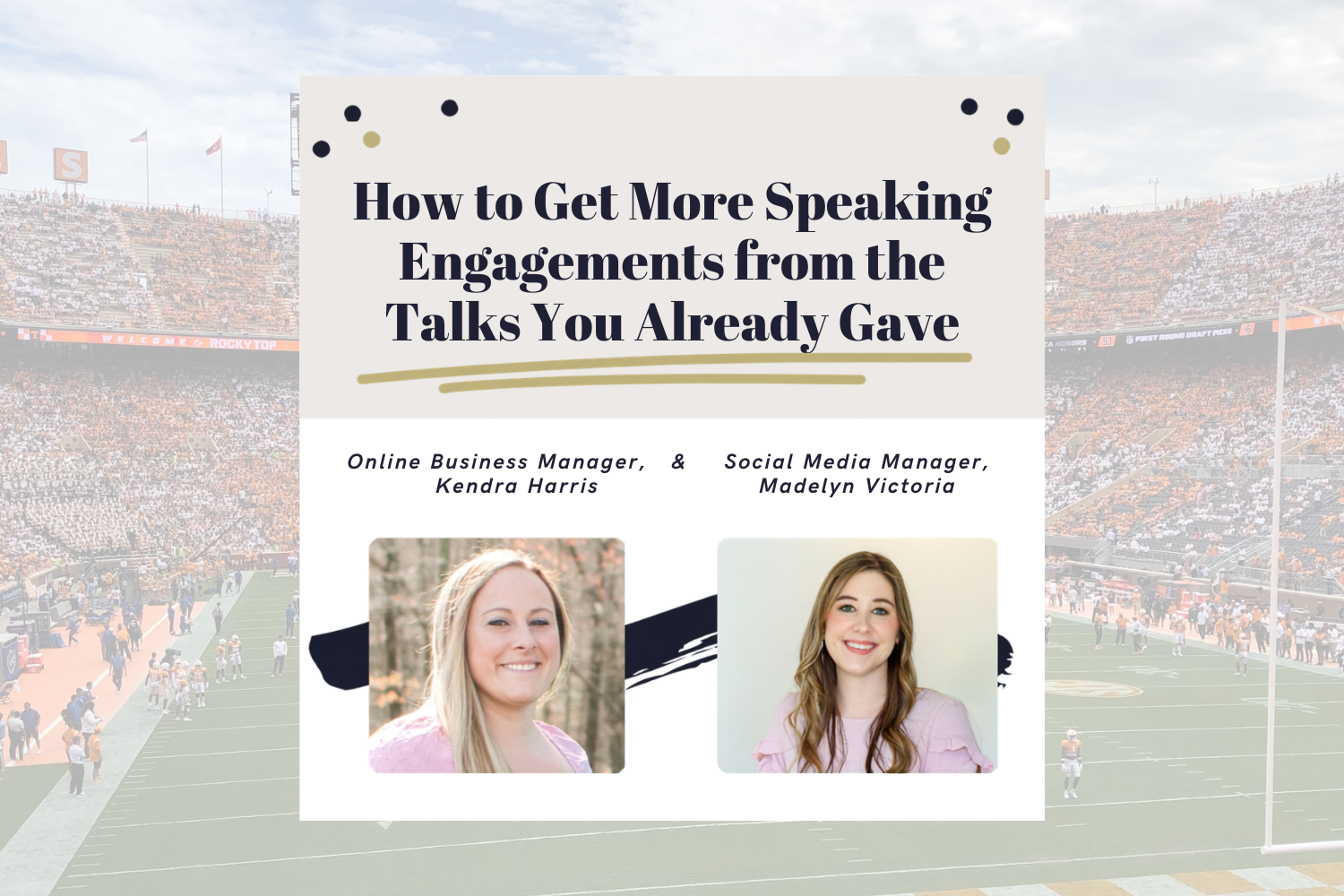 How to Get More Speaking Engagements From the Talks You Already Give