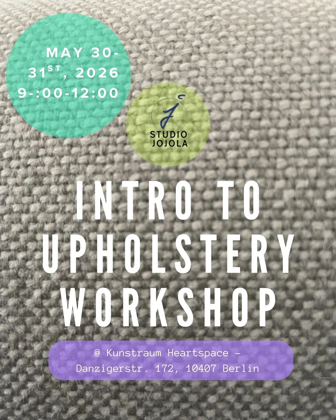 intro to upholstery workshop creative berlin