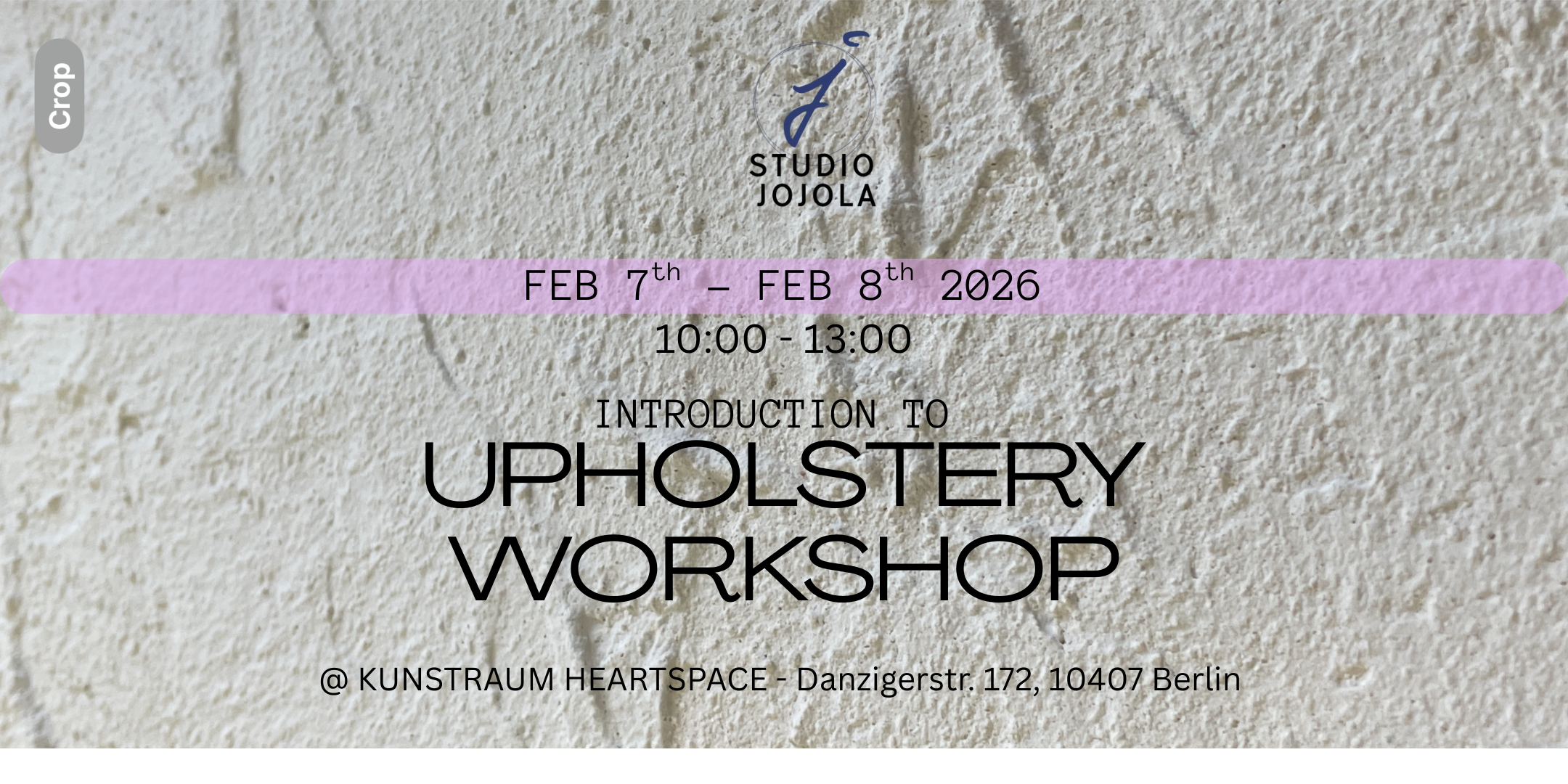 Introduction to Upholstery Workshop