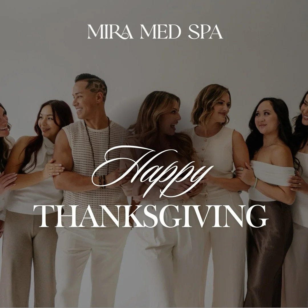 This season, we&rsquo;re reflecting on the people and moments that make Mira so special.
To our loyal clients, incredible team, and beautiful community &mdash; thank you for filling our space with gratitude and glow every single day.

Happy Thanksgiv