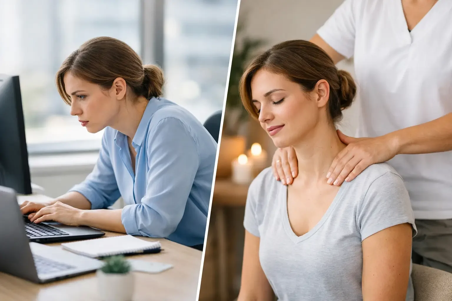 How Therapeutic Massage Helps Posture at Work