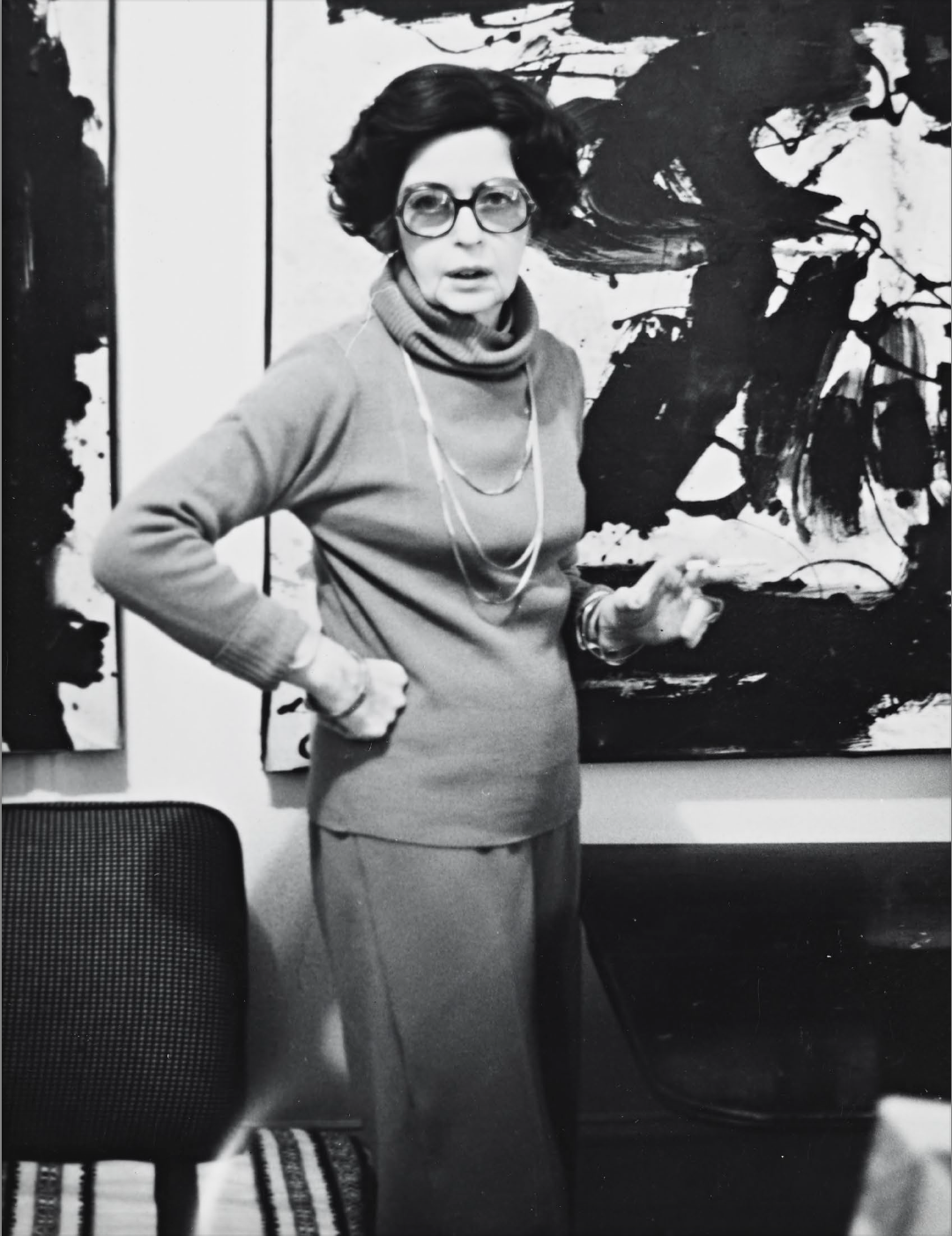 Michael West at her Womanart Gallery show, October 1978. Collection of The Michael (Corinne) West Estate Archives. © The Michael (Corinne) West Estate.