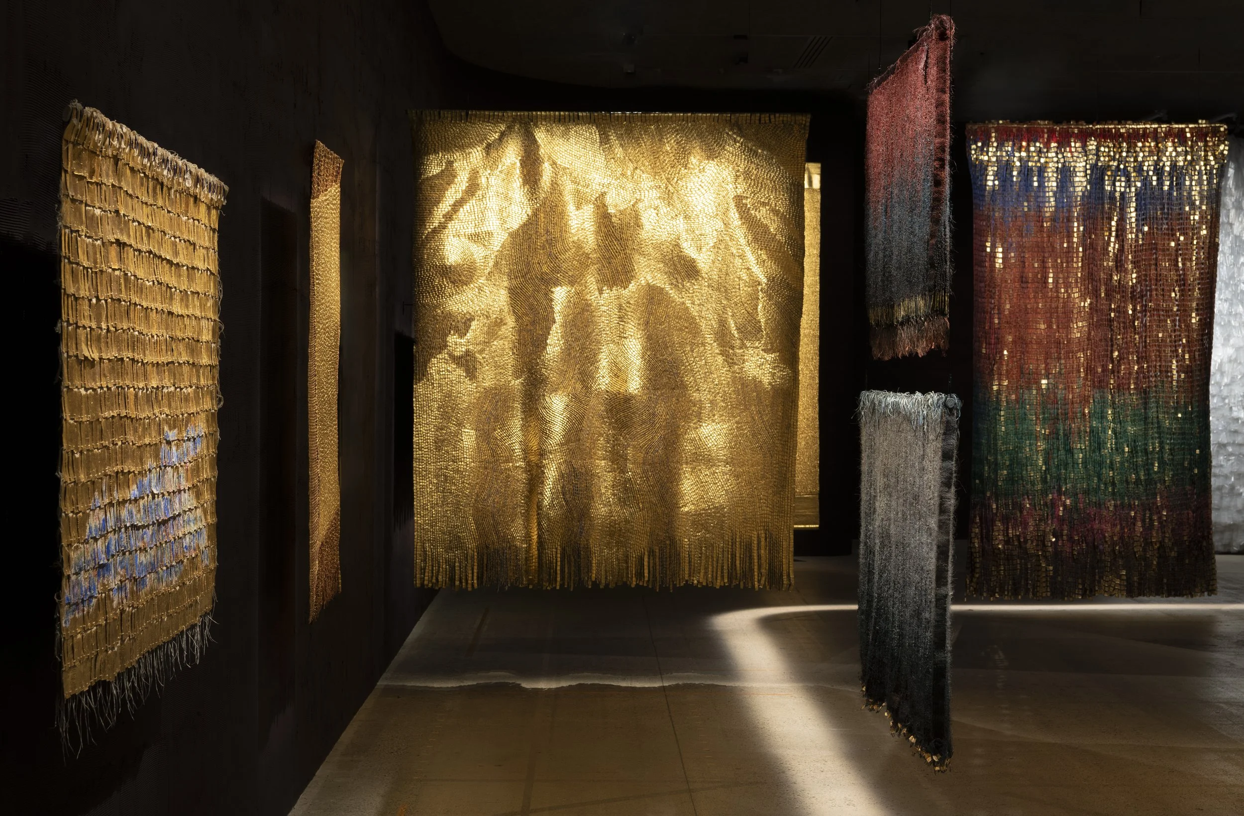 Olga de Amaral at the Fondation Cartier, Paris