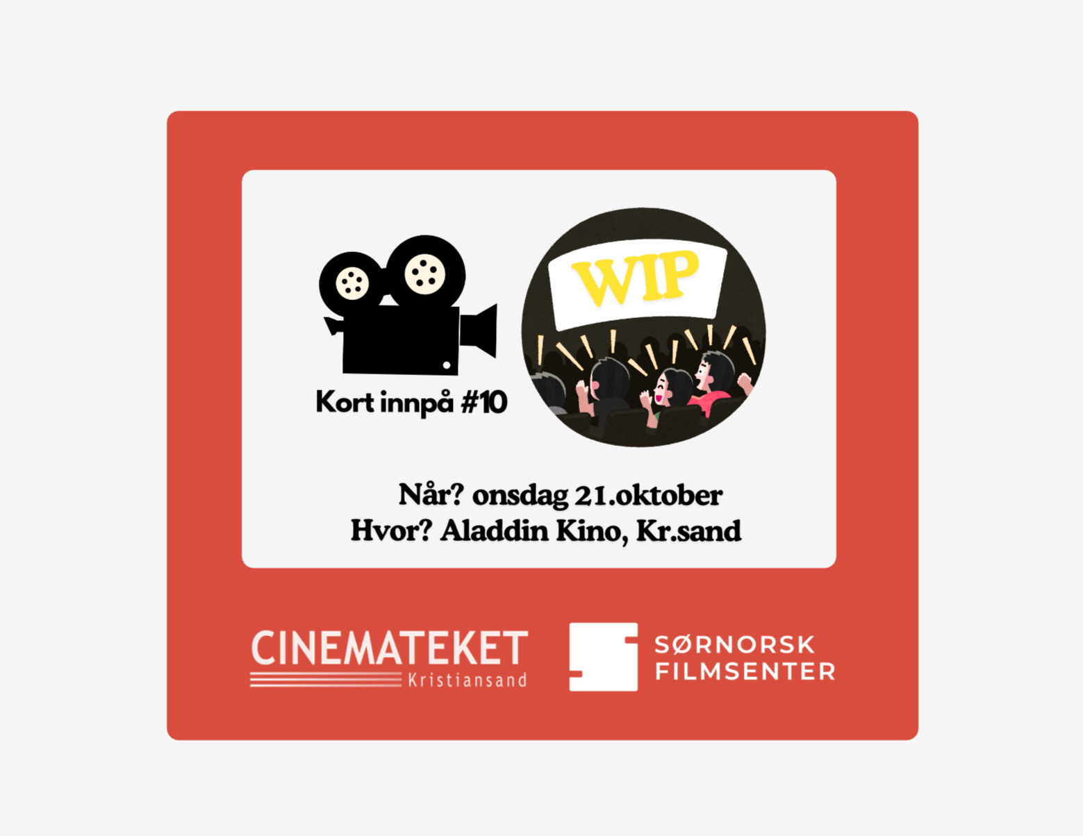 Ta turen på Kort innpå #10 21.okt - programmet er klart!