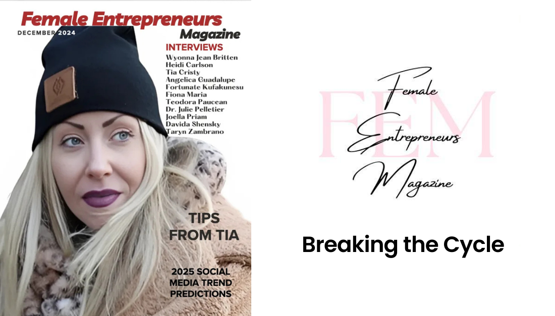 Heidi Carlson featured in Female Entrepreneurs Magazine on breaking generational cycles and healing mother-daughter relationships