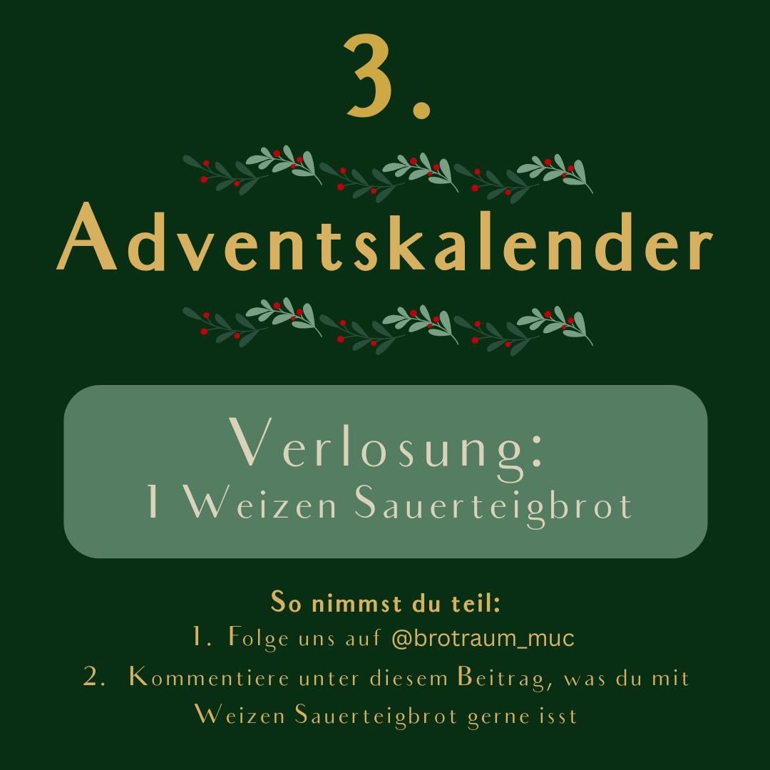 T&uuml;rchen 3: Kommentiere unter diesem Beitrag, was du mit Weizen Sauerteigbrot gerne isst 🥖