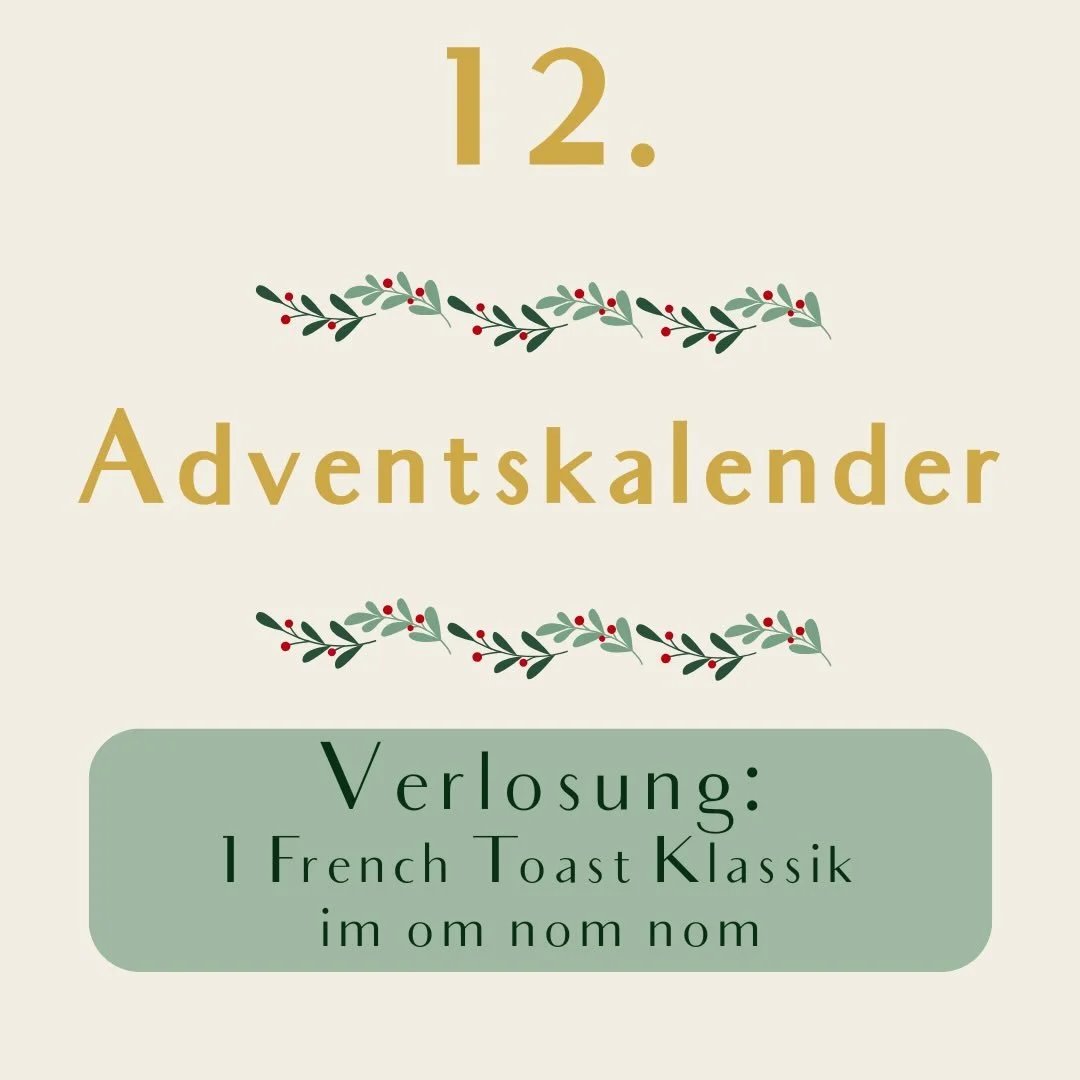 T&uuml;rchen 12 - So nimmst du teil: 
Folge uns und @omnomnom_muc , und kommentiere unter diesem Beitrag, wem du ins OM NOM NOM mitnehmen willst 🍞