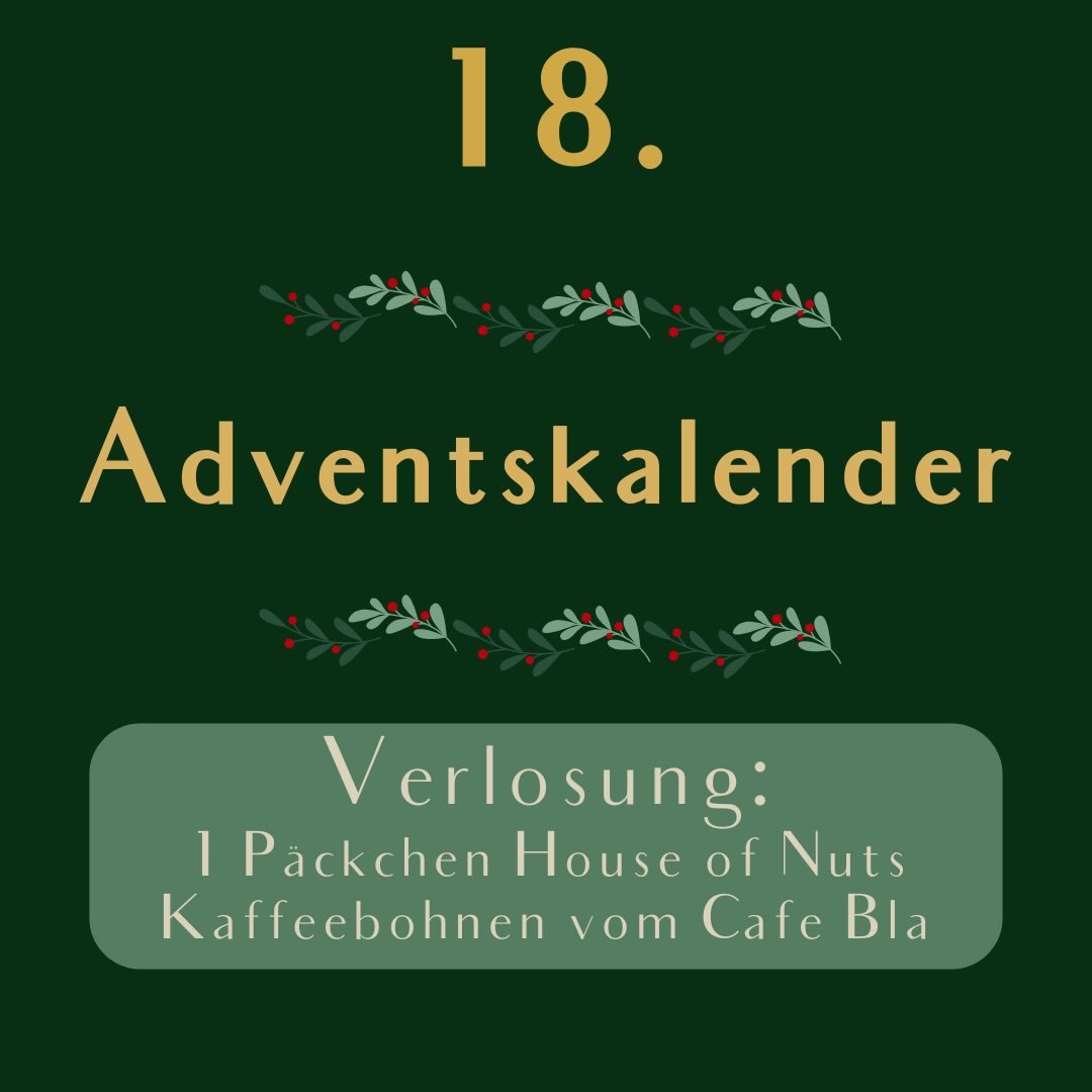 T&uuml;rchen 18 - So nimmst du teil: Folge uns und kommentiere unter diesem Beitrag, welche deine Lieblings Kaffee Zubereitung ☕️ 
 
 Ende der Auslosung am (jeweils kommenden) Montag
