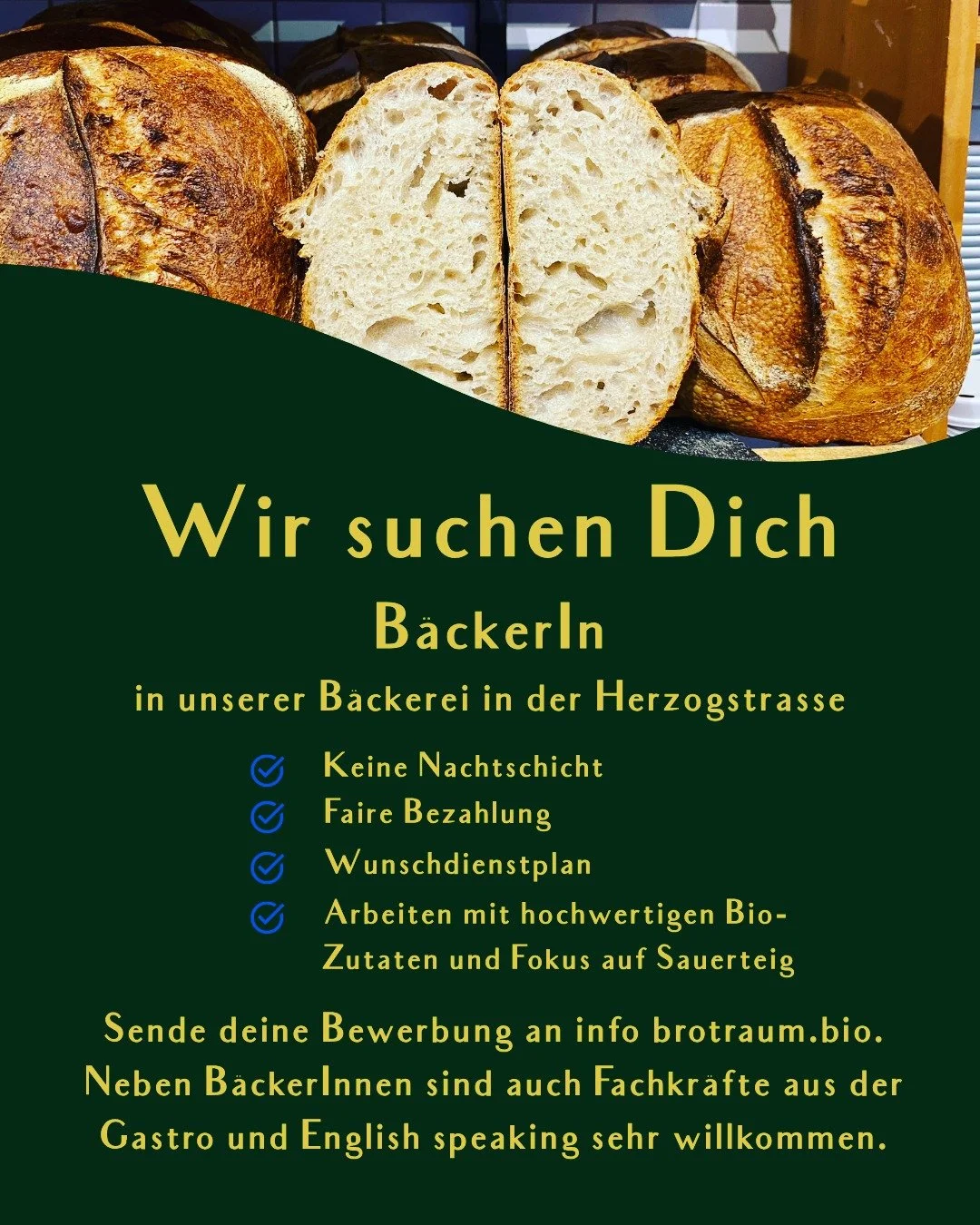 Wir brauchen deine Verst&auml;rkung und freuen uns sehr auf Bewerbungen.