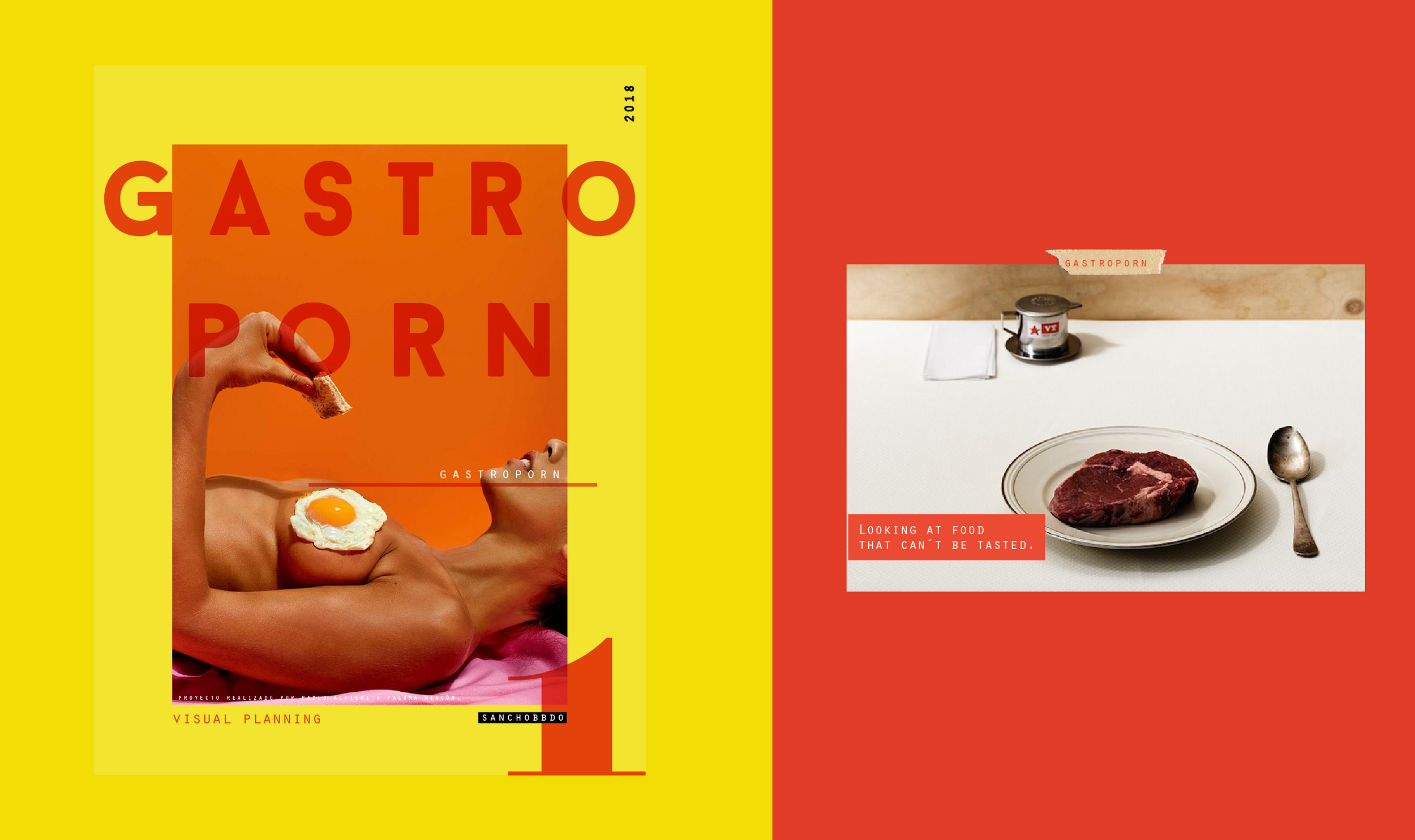 Food Porn | A project by JC, designer at Chelsea Blake Studio