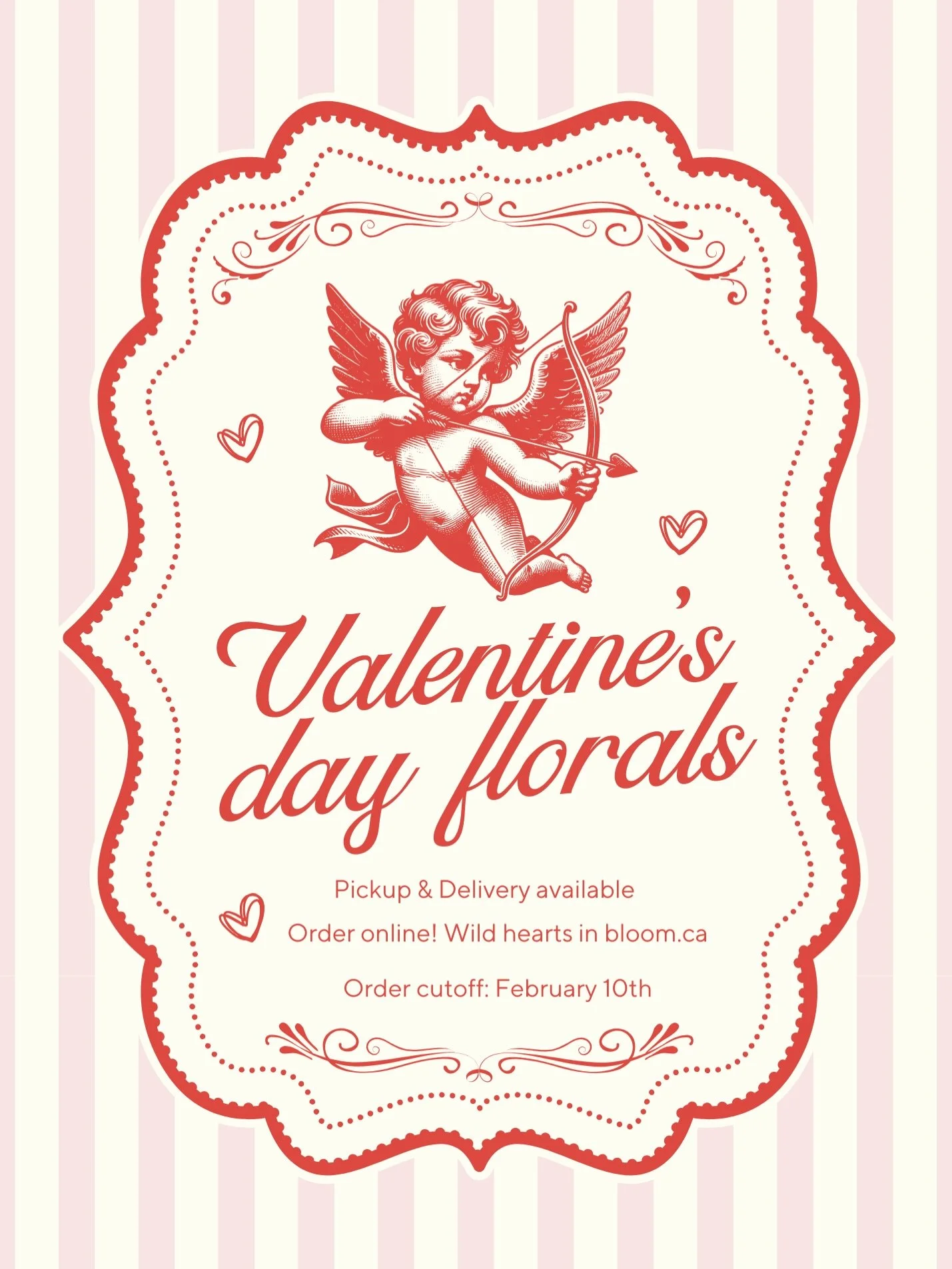 Valentine&rsquo;s Day orders are now live 🤍

Our collection has been thoughtfully designed to celebrate love in all its forms, with each arrangement made with care and intention.

The cut-off for ordering is February 10, with all orders placed onlin