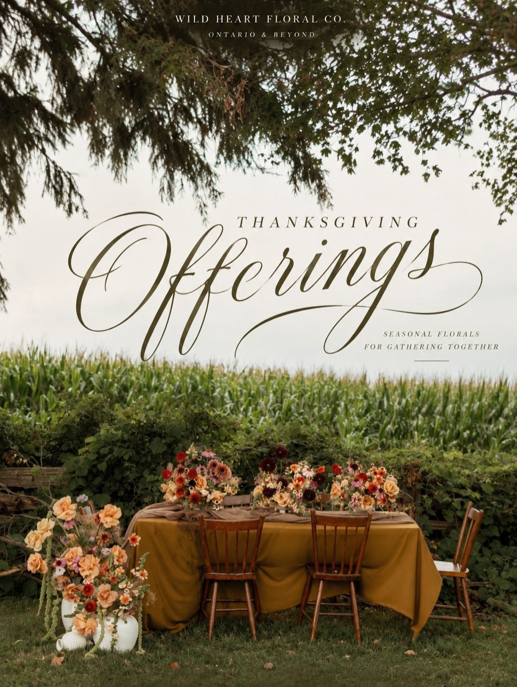 THANKSGIVING, BUT MAKE IT WILD. 🍂

Our Thanksgiving floral offerings are here. (We don&rsquo;t typically do retail florals, so lock in while you can) 😎

For the table that deserves a little more than a grocery-store bouquet &mdash; think seasonal, 