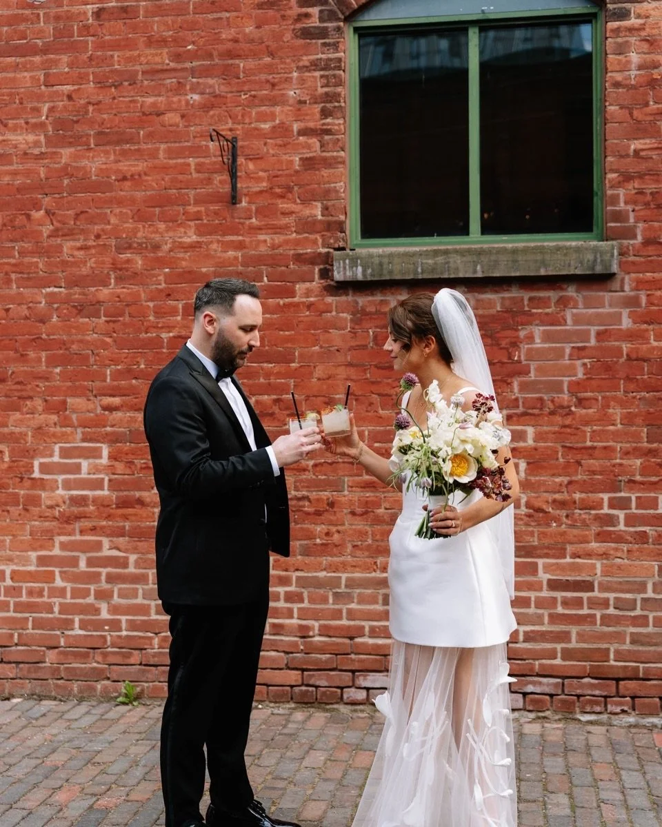vows exchanged, tears shed, now where the party at? 😎

Photographer: @dml.films 
Venue: @archeotoronto @distilleryeventsto