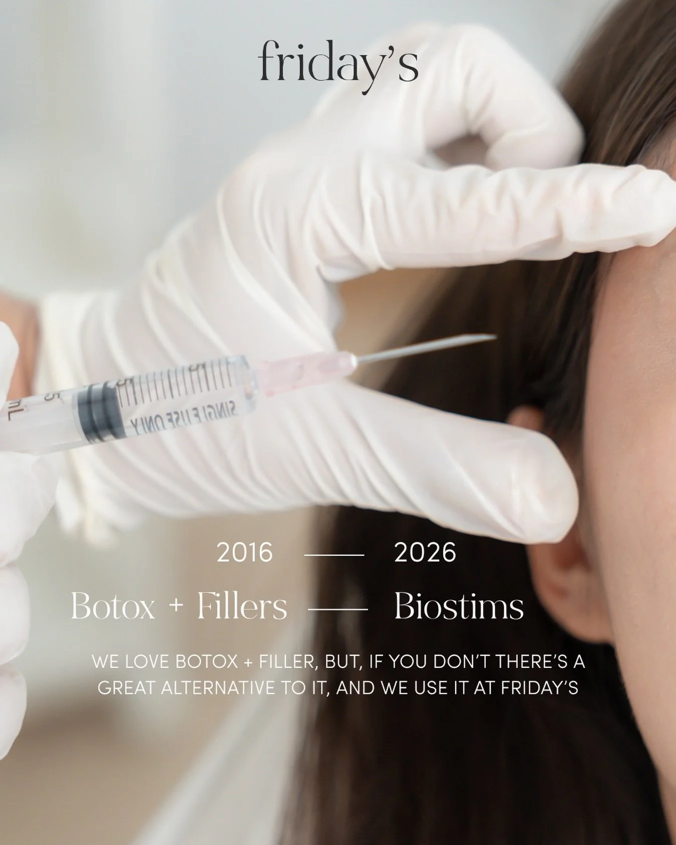 Botox is a pause button.

Biostimulators are an investment in graceful aging.

If your goal is to tighten skin and soften deep lines, Botox + filler can help, but temporarily.

Biostimulators work differently.

They stimulate your body to produce its