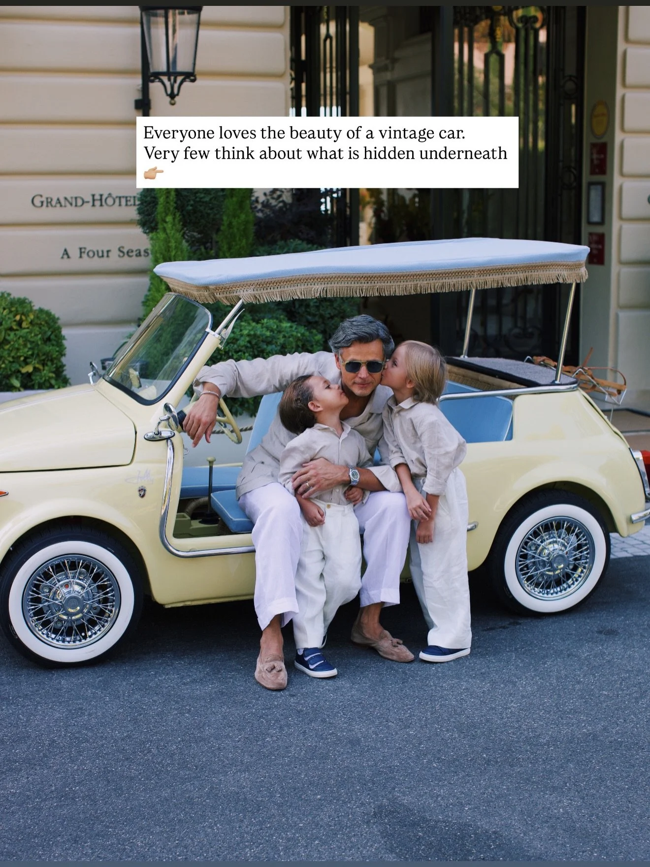 Safety, engineering, reliability, braking, cooling, engine balance &mdash; this is where the real investment begins.

That is why at Marini Dolce Vita we spent years developing modern internal systems for our cars, while keeping the timeless Italian 